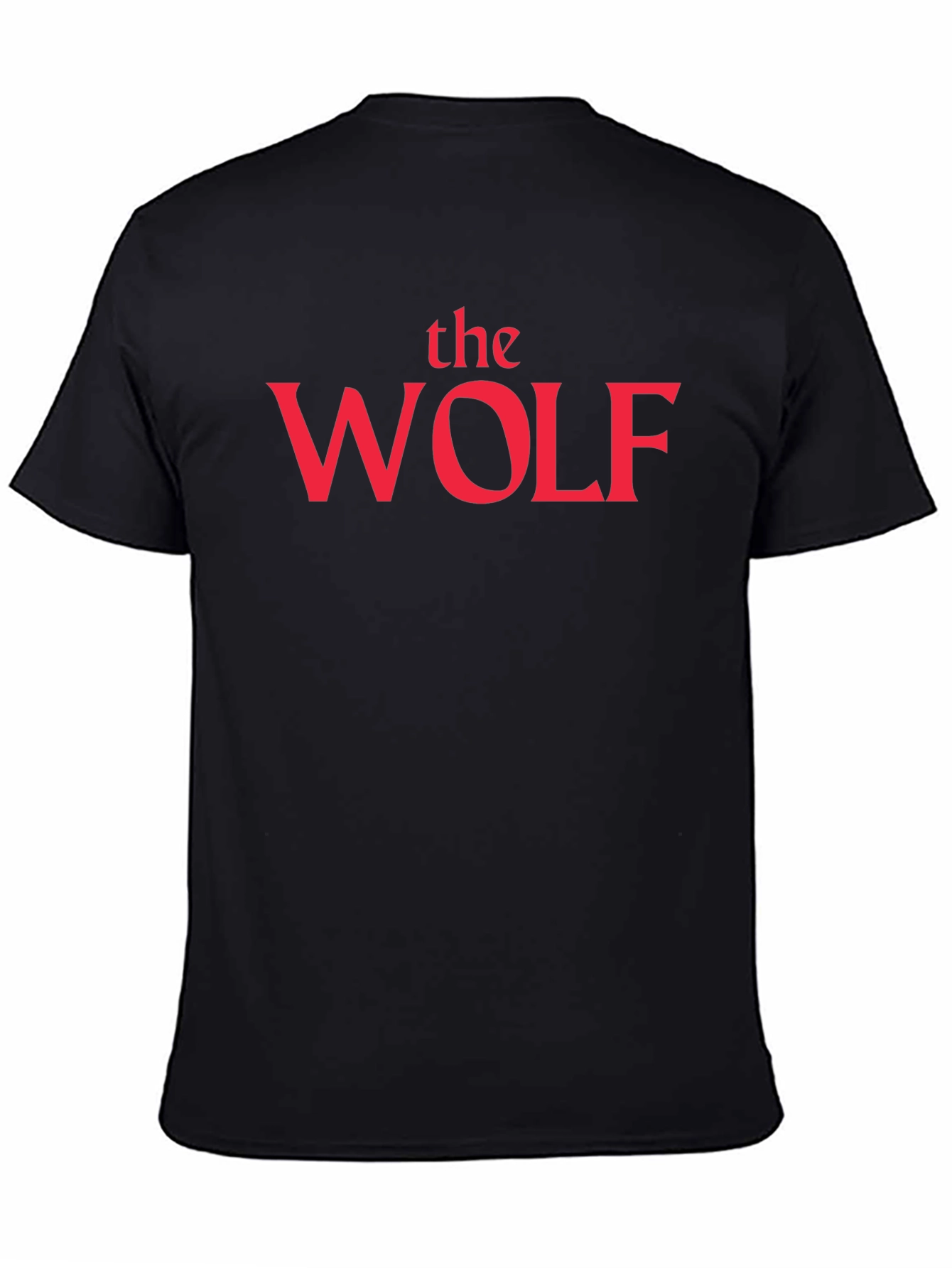 The Wolf Graphic Tee - Stylish Black T-Shirt