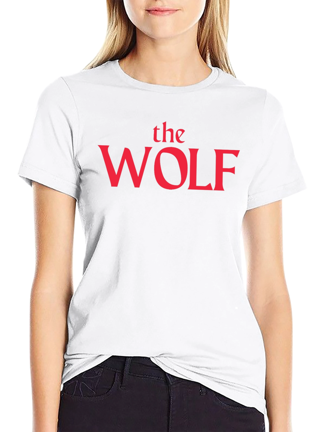 The Wolf Graphic Tee - Stylish Black T-Shirt