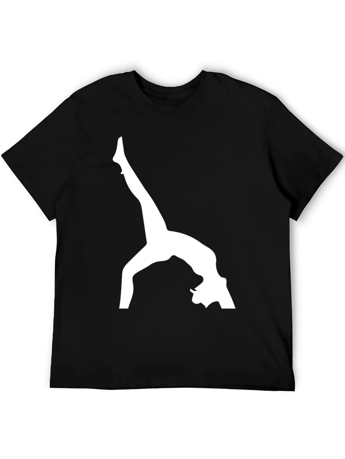 Black Dancer Silhouette Graphic Tee