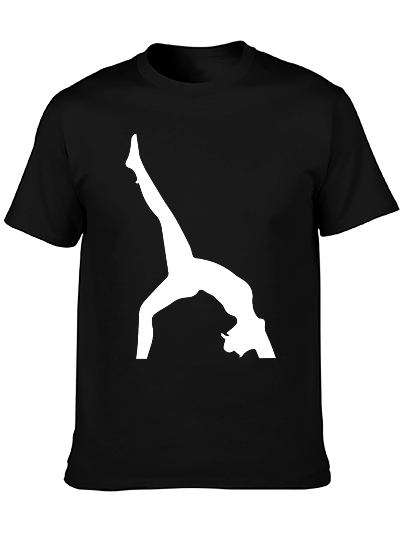 Black Dancer Silhouette Graphic Tee