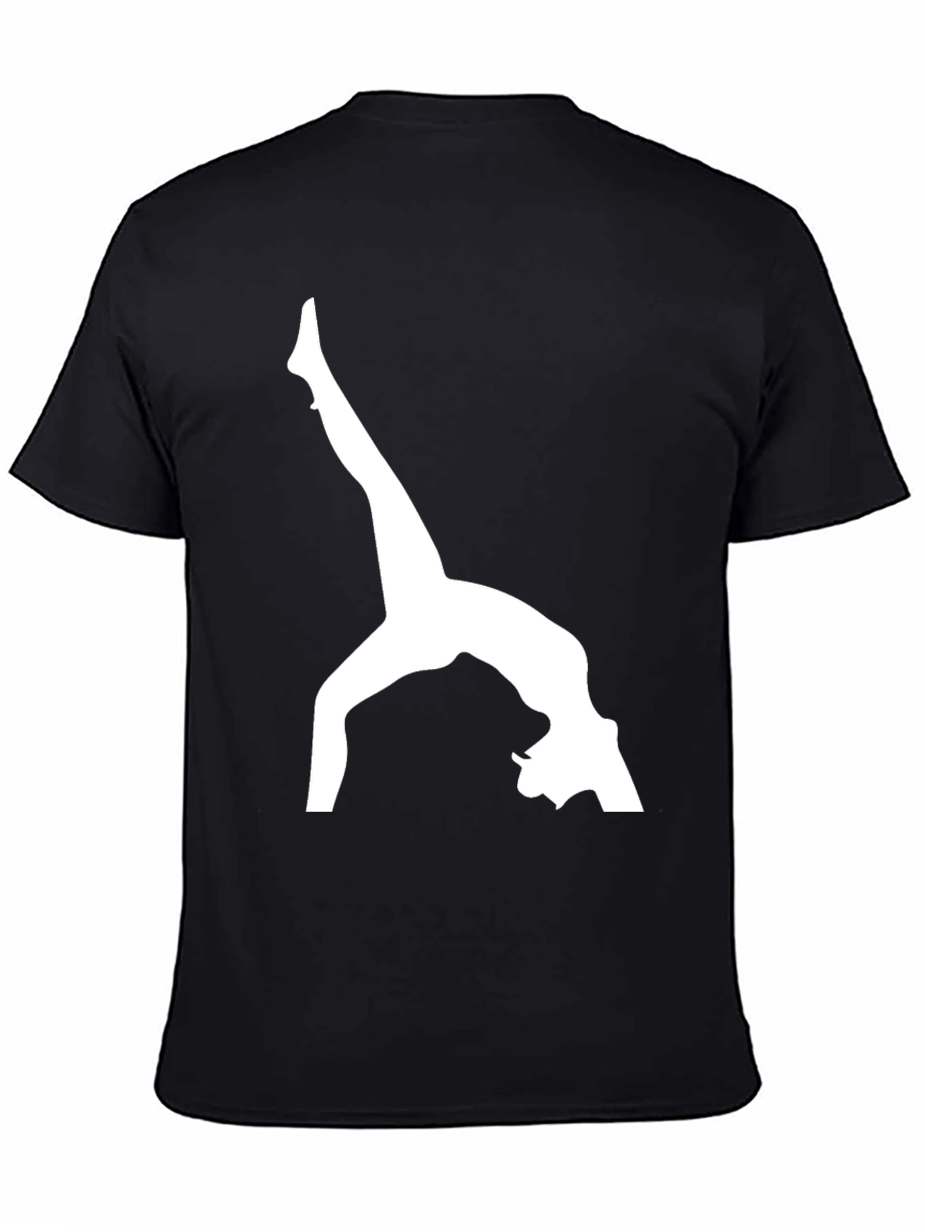 Black Dancer Silhouette Graphic Tee