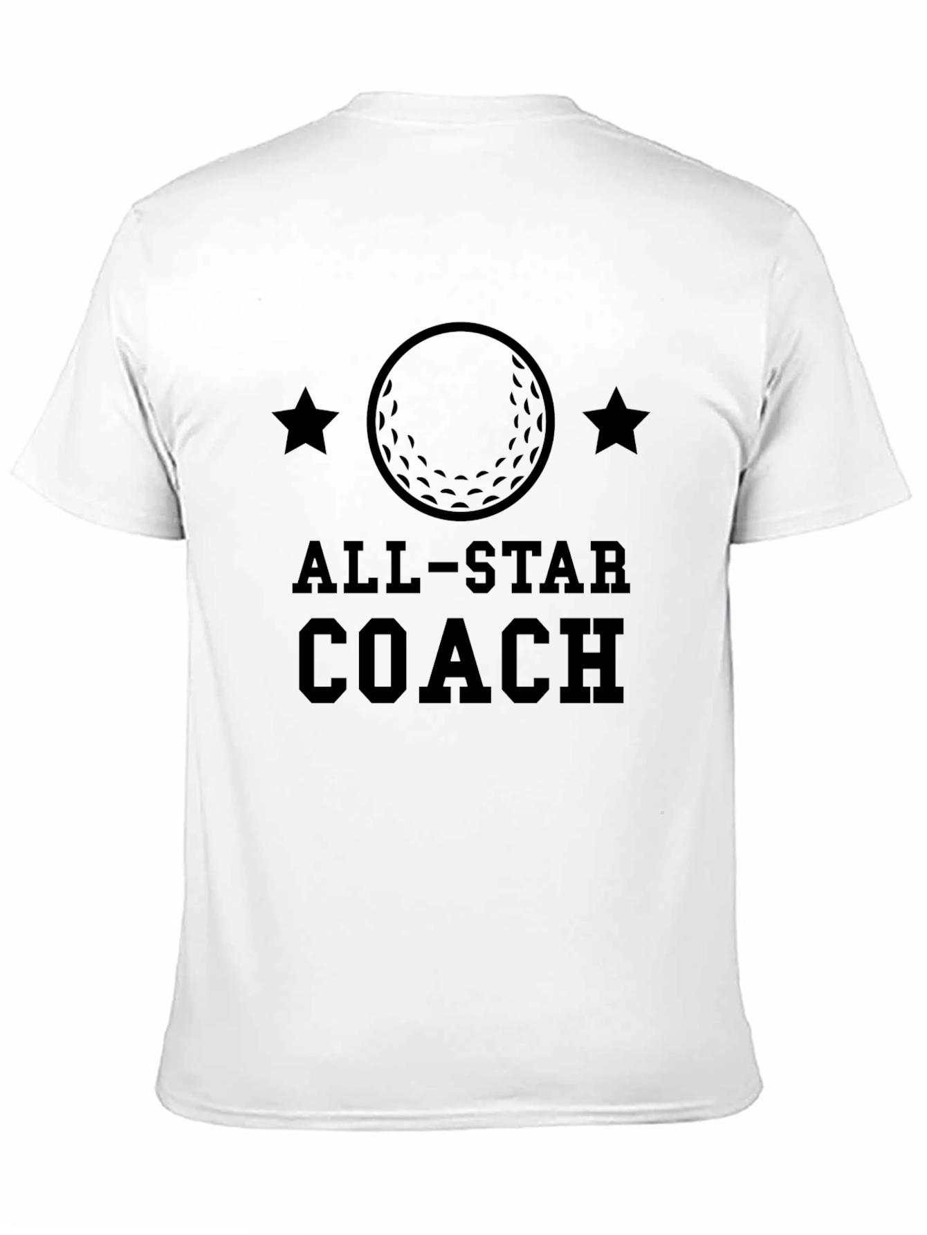 All-Star Coach Golf T-Shirt - Black