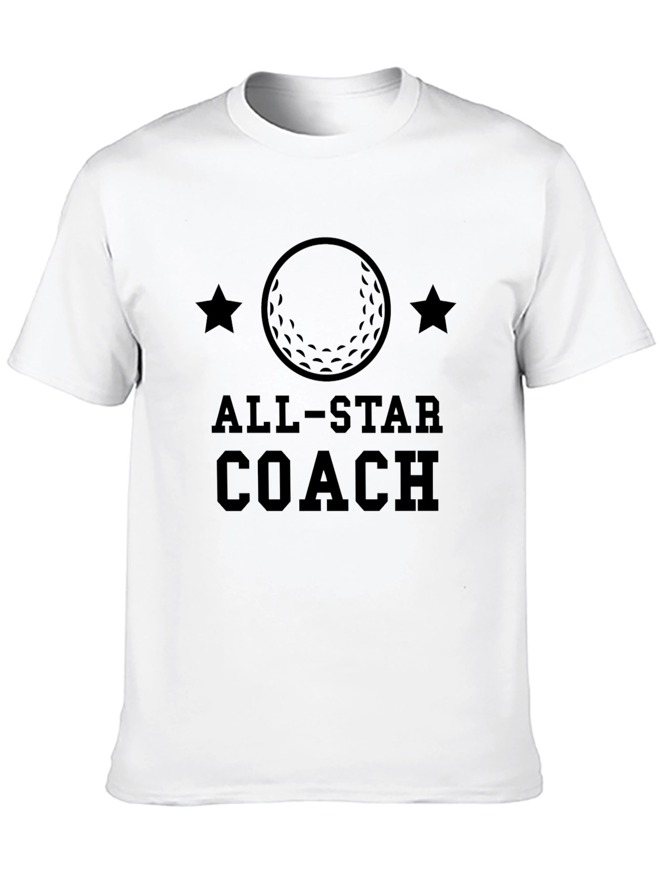 All-Star Coach Golf T-Shirt - Black