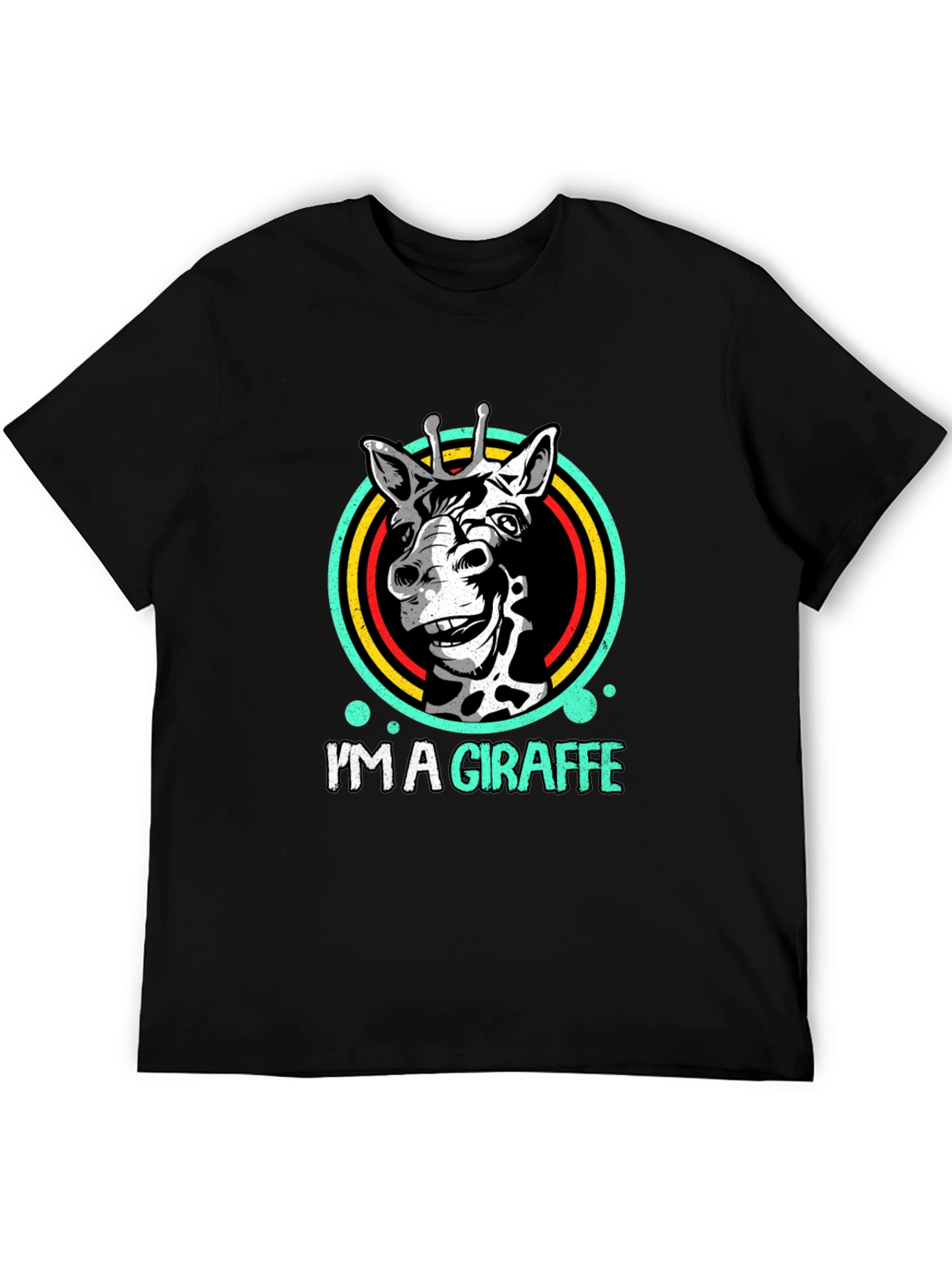 Im A Giraffe Mens Graphic Tee - Novelty T-Shirt