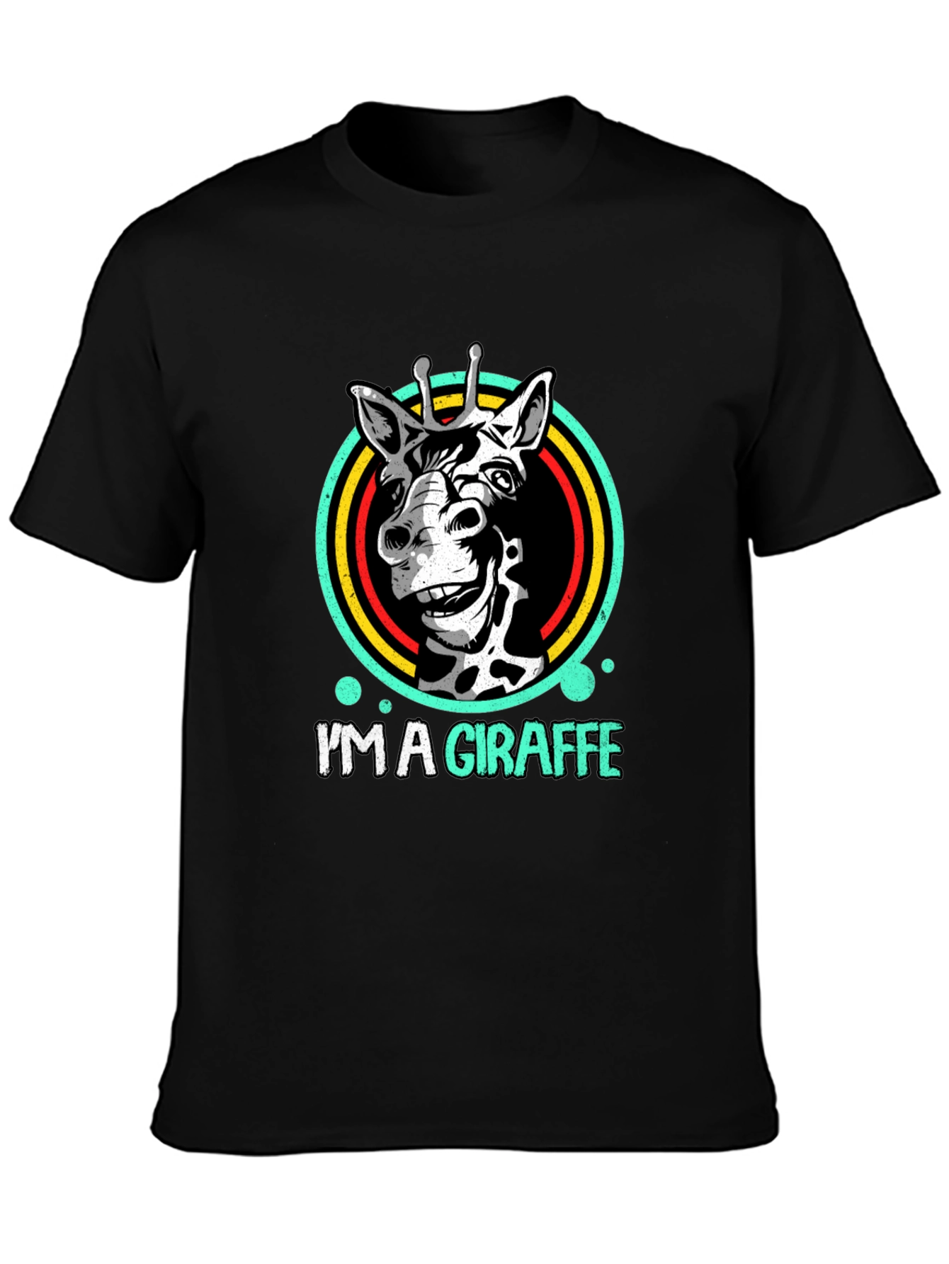 Im A Giraffe Mens Graphic Tee - Novelty T-Shirt