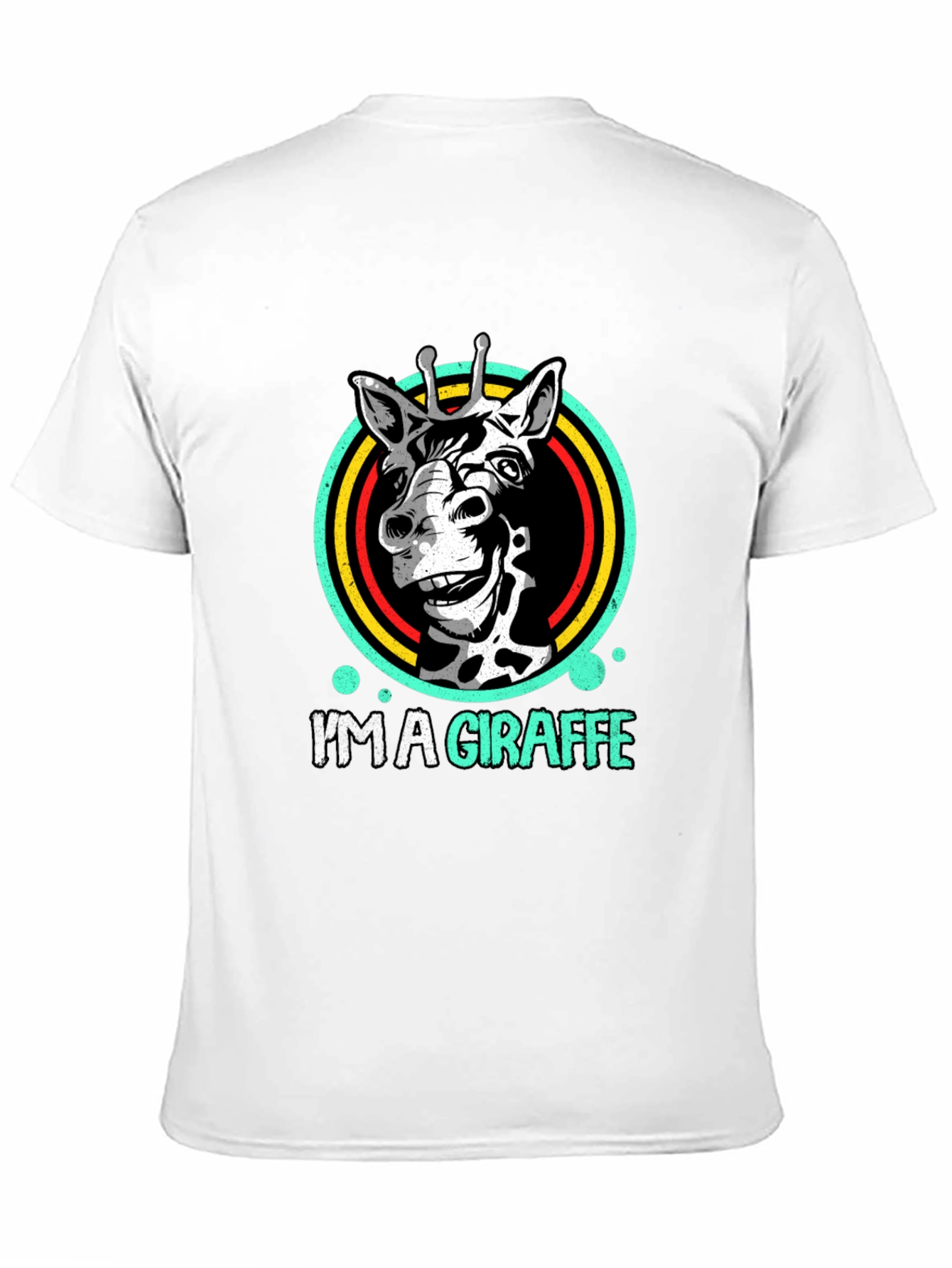 Im A Giraffe Mens Graphic Tee - Novelty T-Shirt