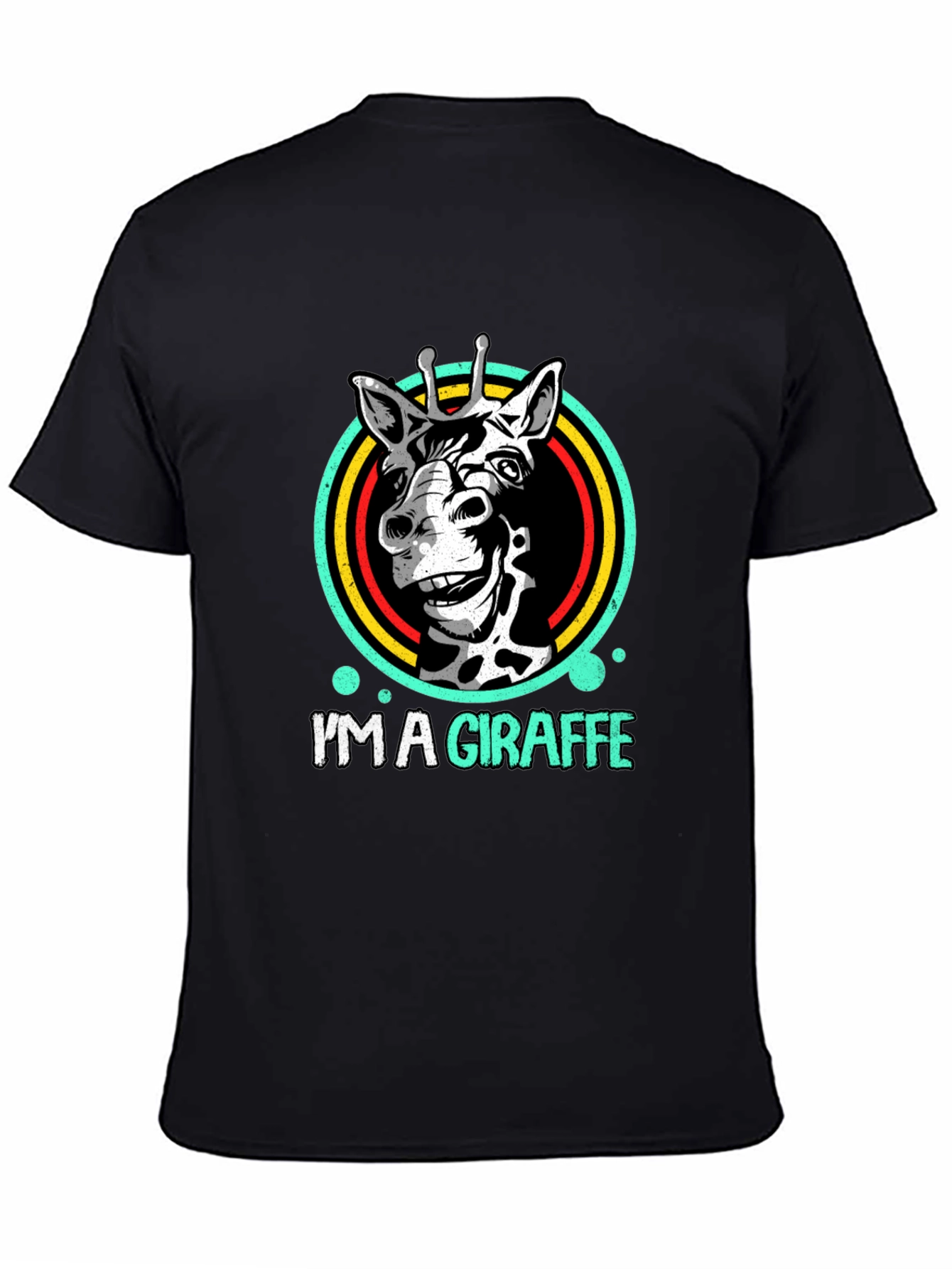 Im A Giraffe Mens Graphic Tee - Novelty T-Shirt