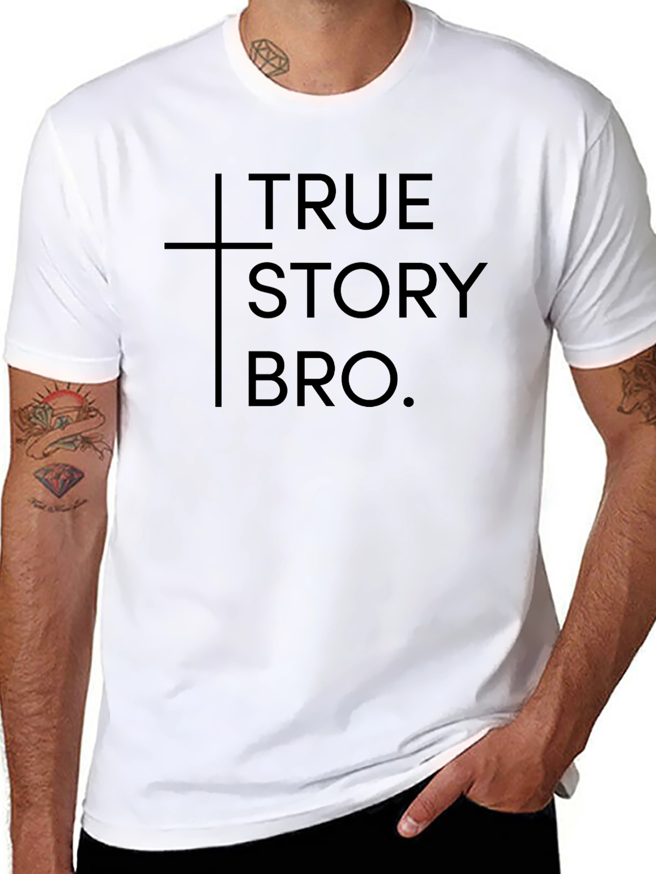 True Story Bro Graphic Tee - Christian Apparel