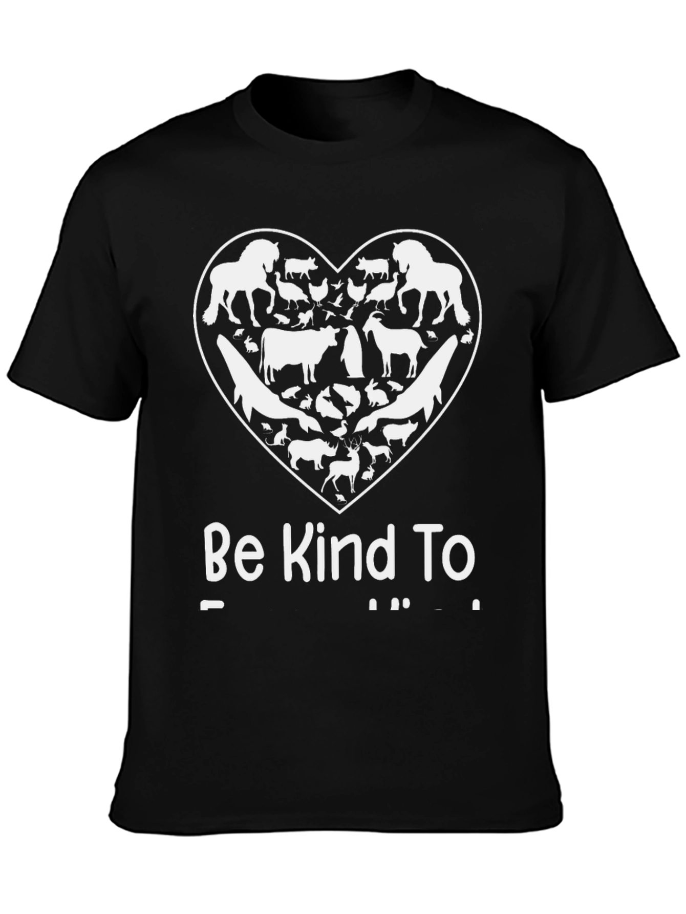 Be Kind To All Animals Graphic T-Shirt