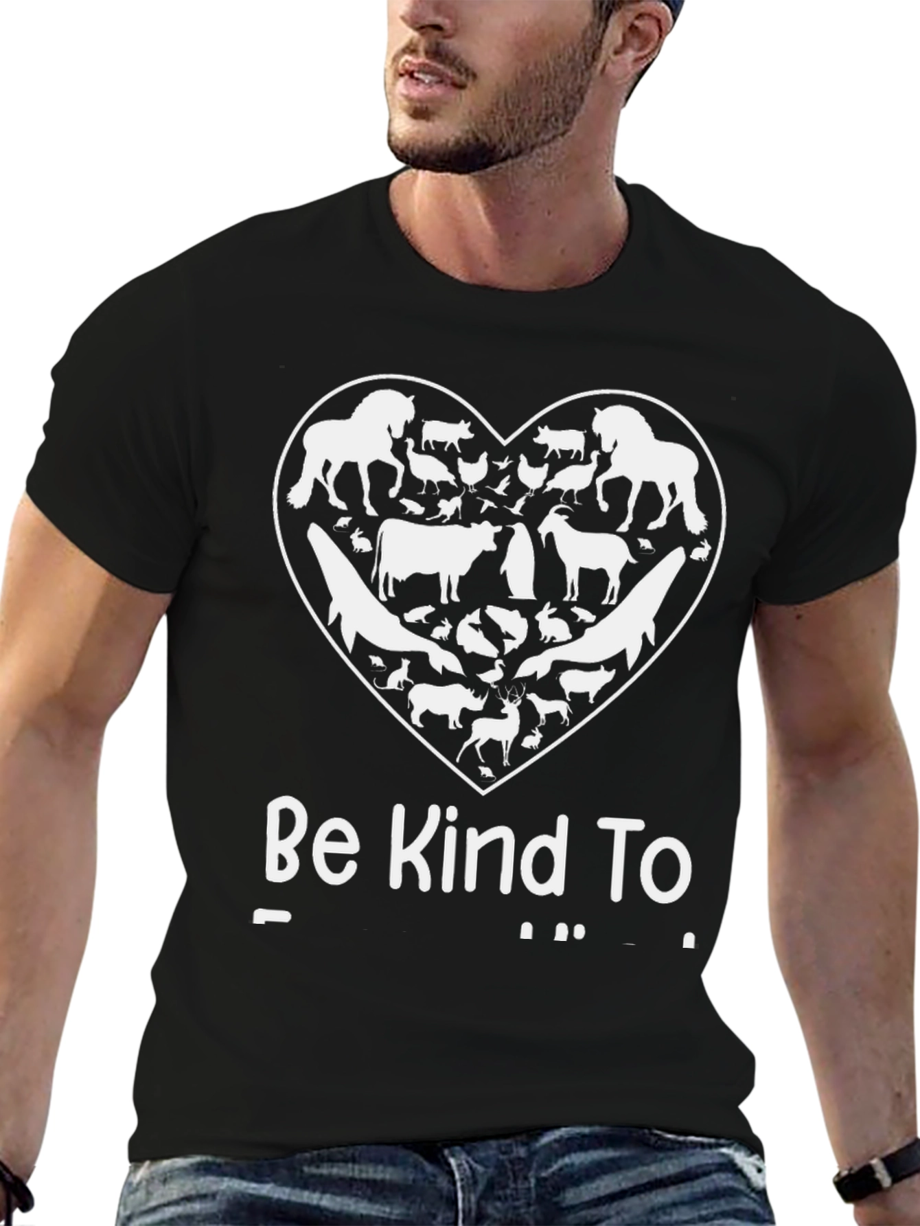 Be Kind To All Animals Graphic T-Shirt