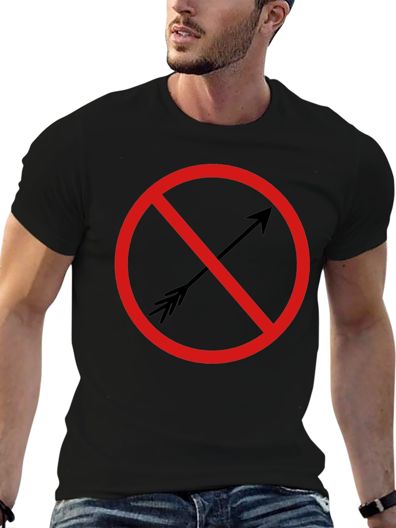 No Arrow T-Shirt - Circular Symbol Tee
