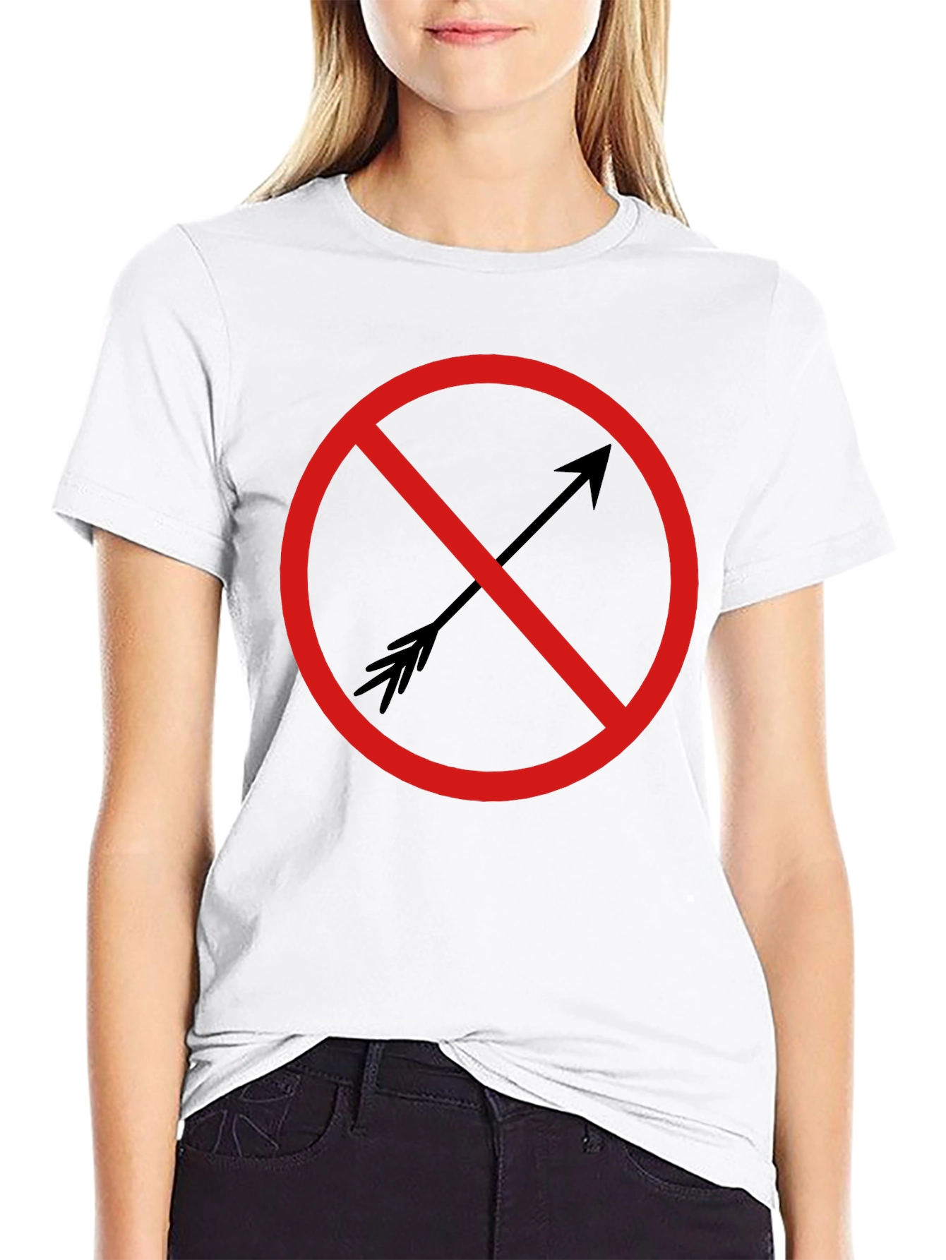 No Arrow T-Shirt - Circular Symbol Tee