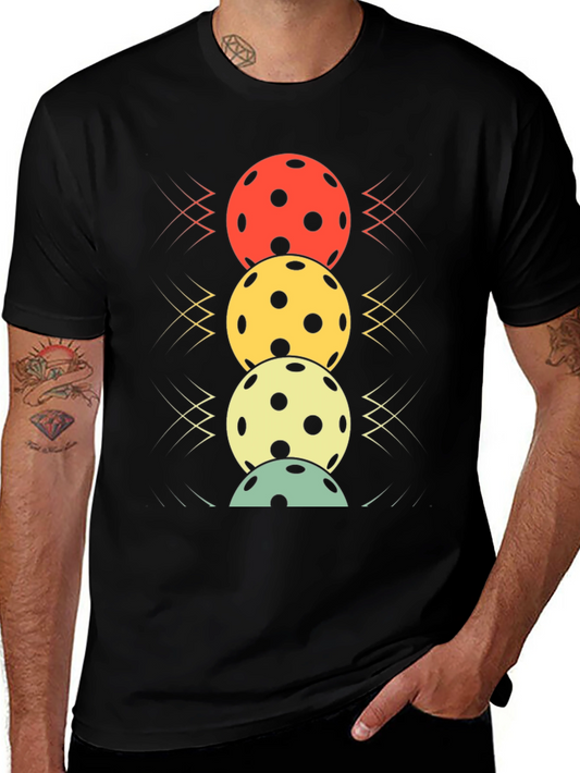 Pickleball Balls Stacked Graphic Tee