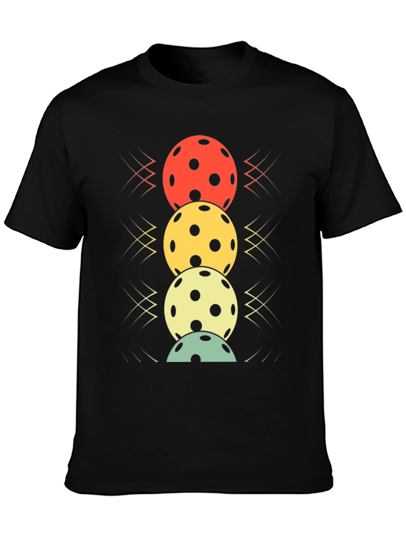 Pickleball Balls Stacked Graphic Tee