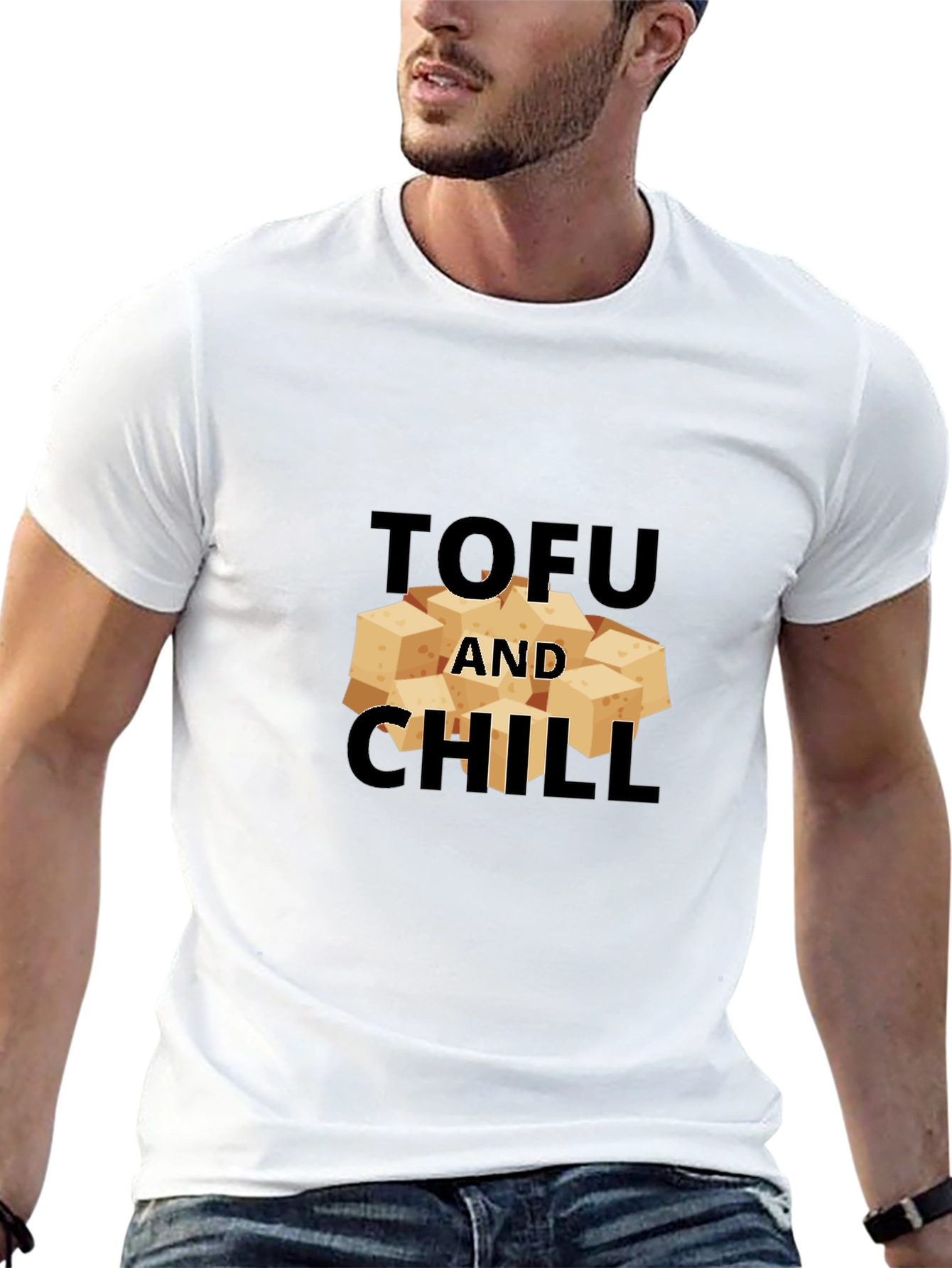 Tofu and Chill Black T-Shirt