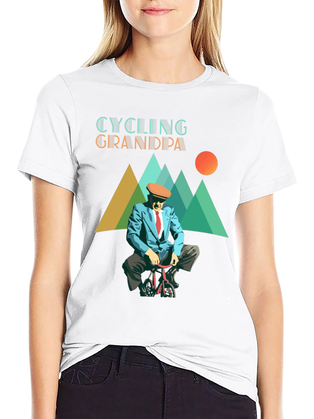 Cycling Grandpa T-Shirt