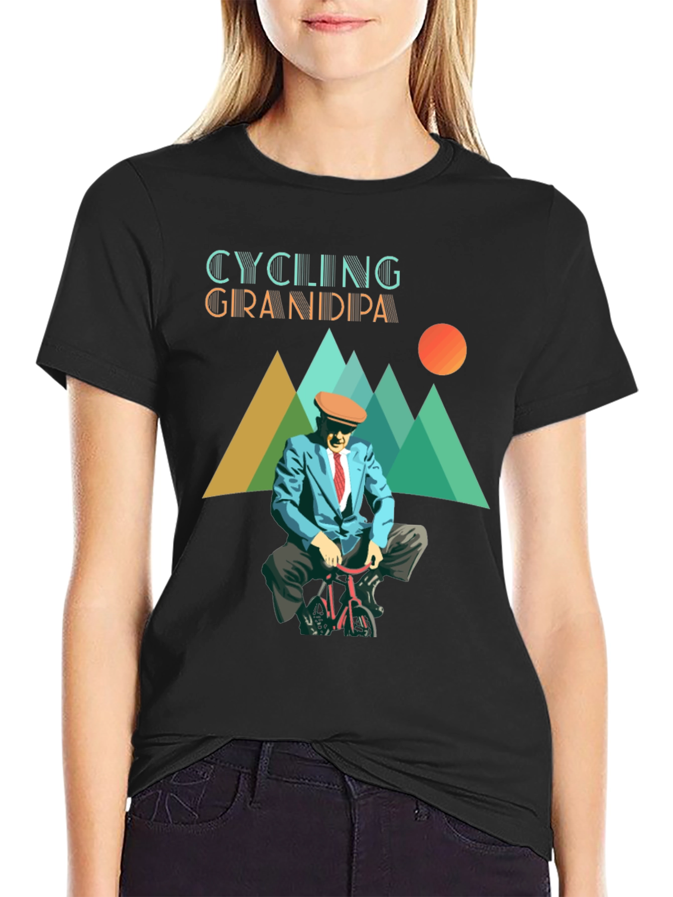 Cycling Grandpa T-Shirt
