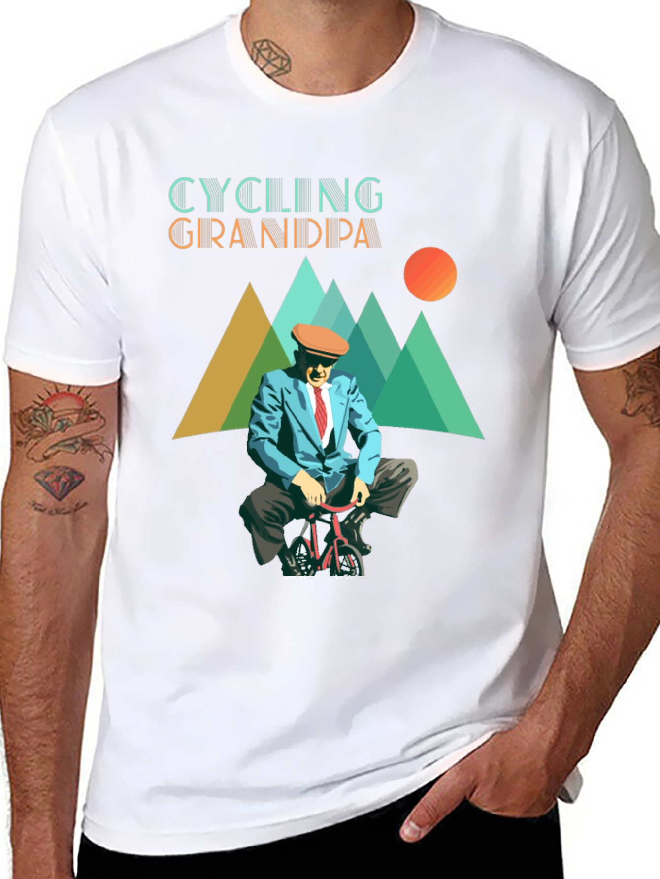 Cycling Grandpa T-Shirt
