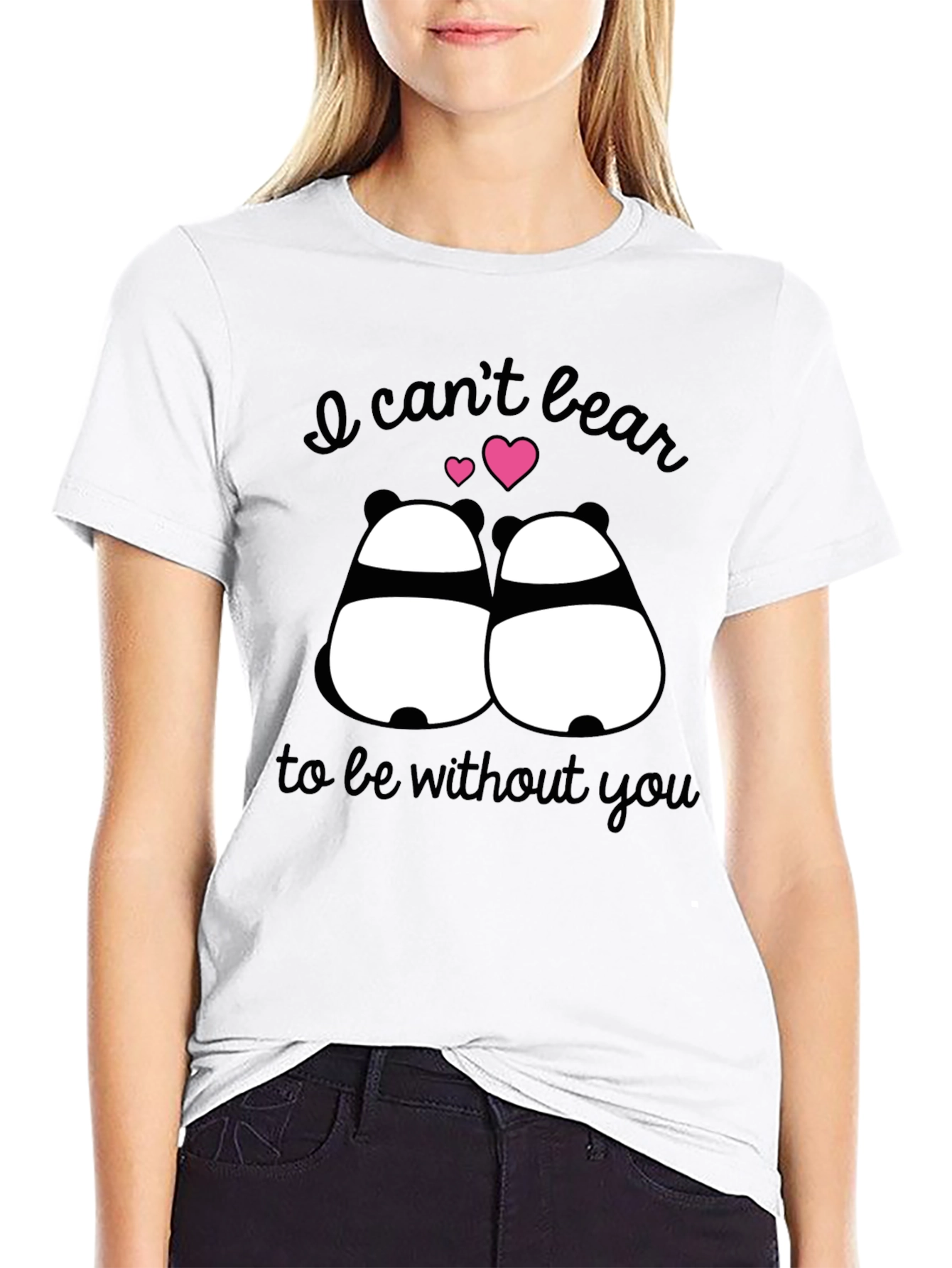 I Cant Bear to Be Without You Panda T-Shirt