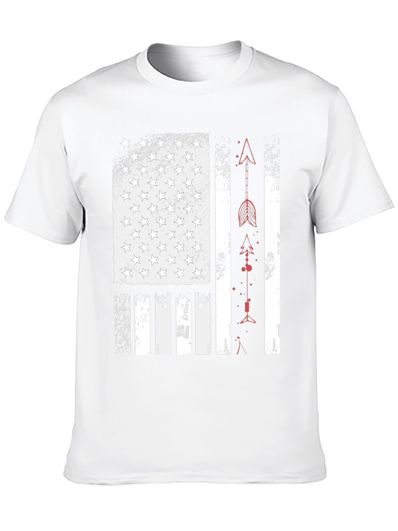 American Flag Arrow T-Shirt - Patriotic Design