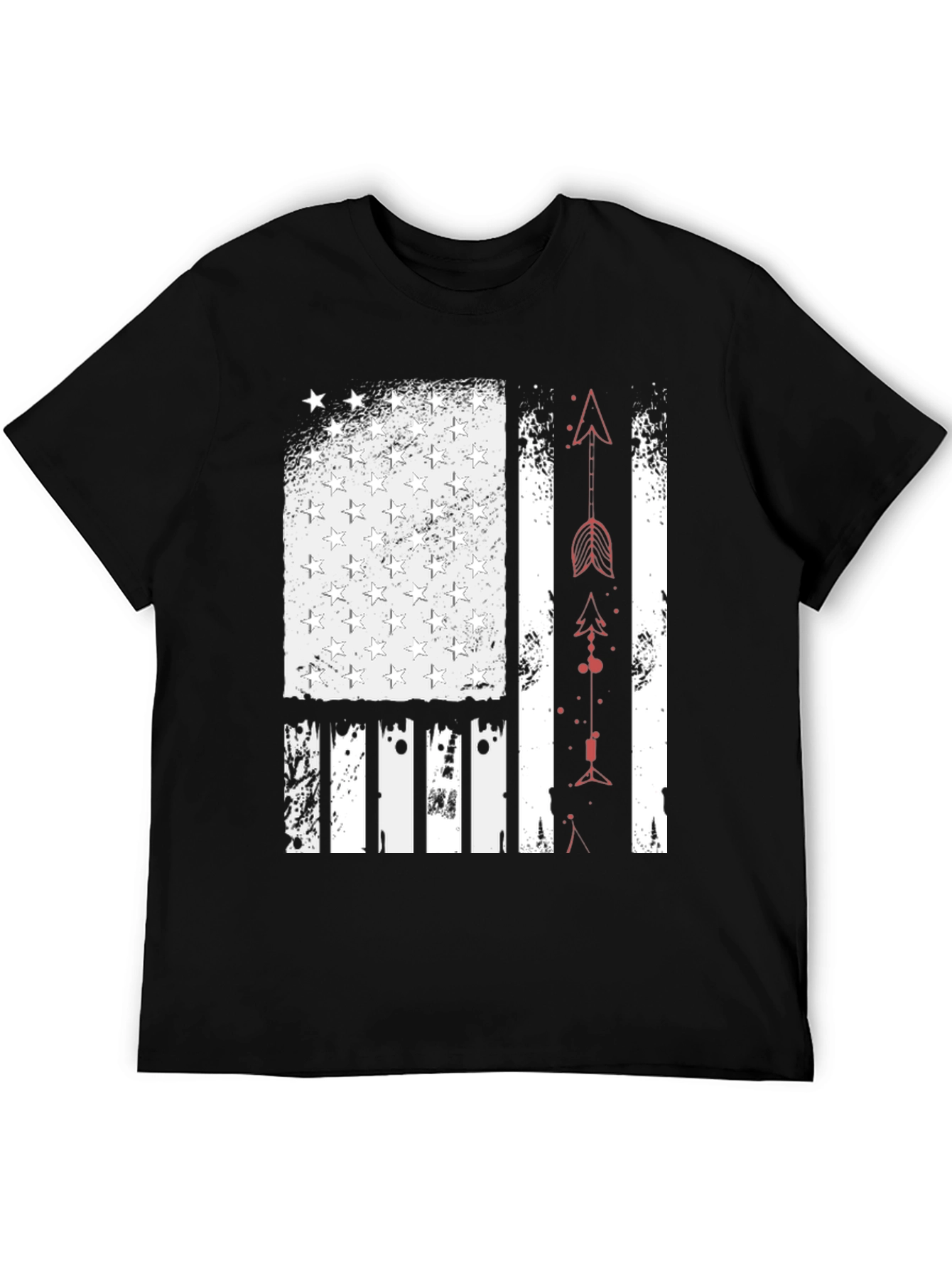 American Flag Arrow T-Shirt - Patriotic Design
