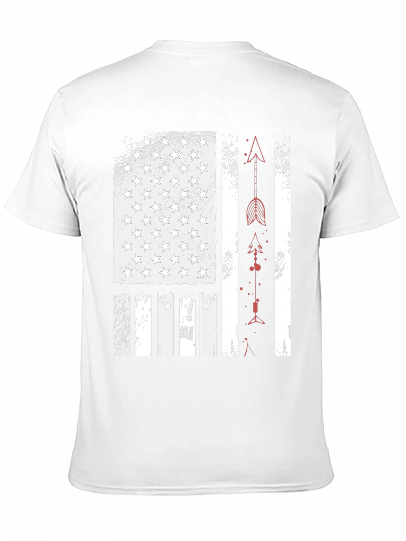 American Flag Arrow T-Shirt - Patriotic Design