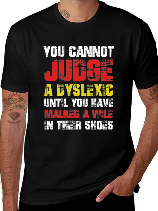 Dyslexia Awareness T-Shirt - Walk A Mile