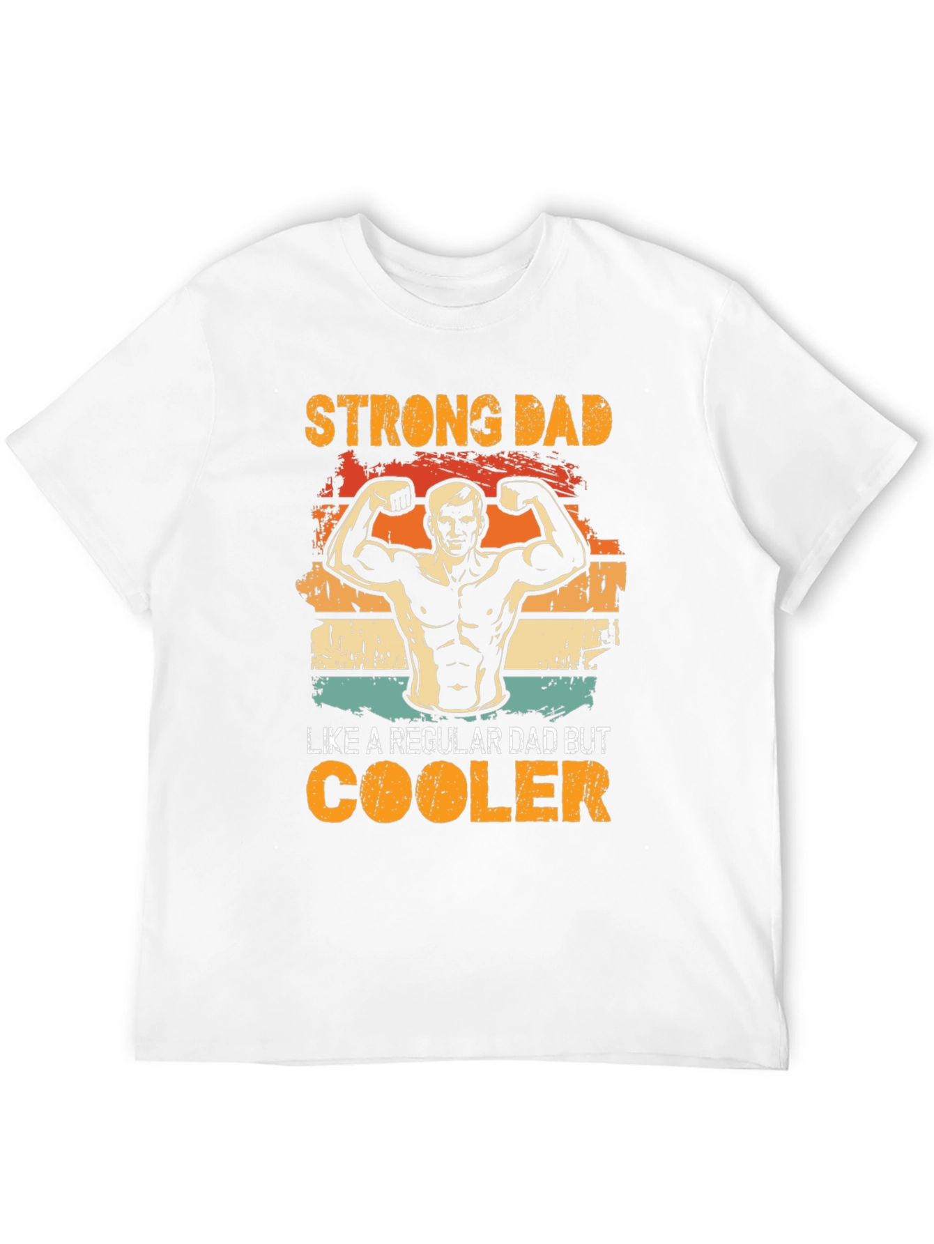 Strong Dad T-Shirt - Cool Dad Design