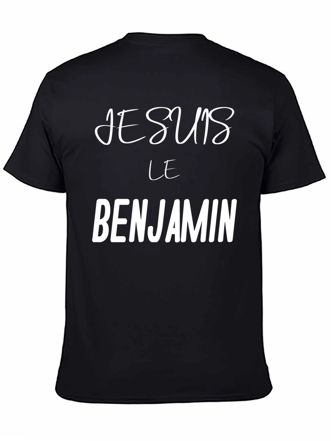 Je Suis Le Benjamin T-Shirt - Black Crew Neck