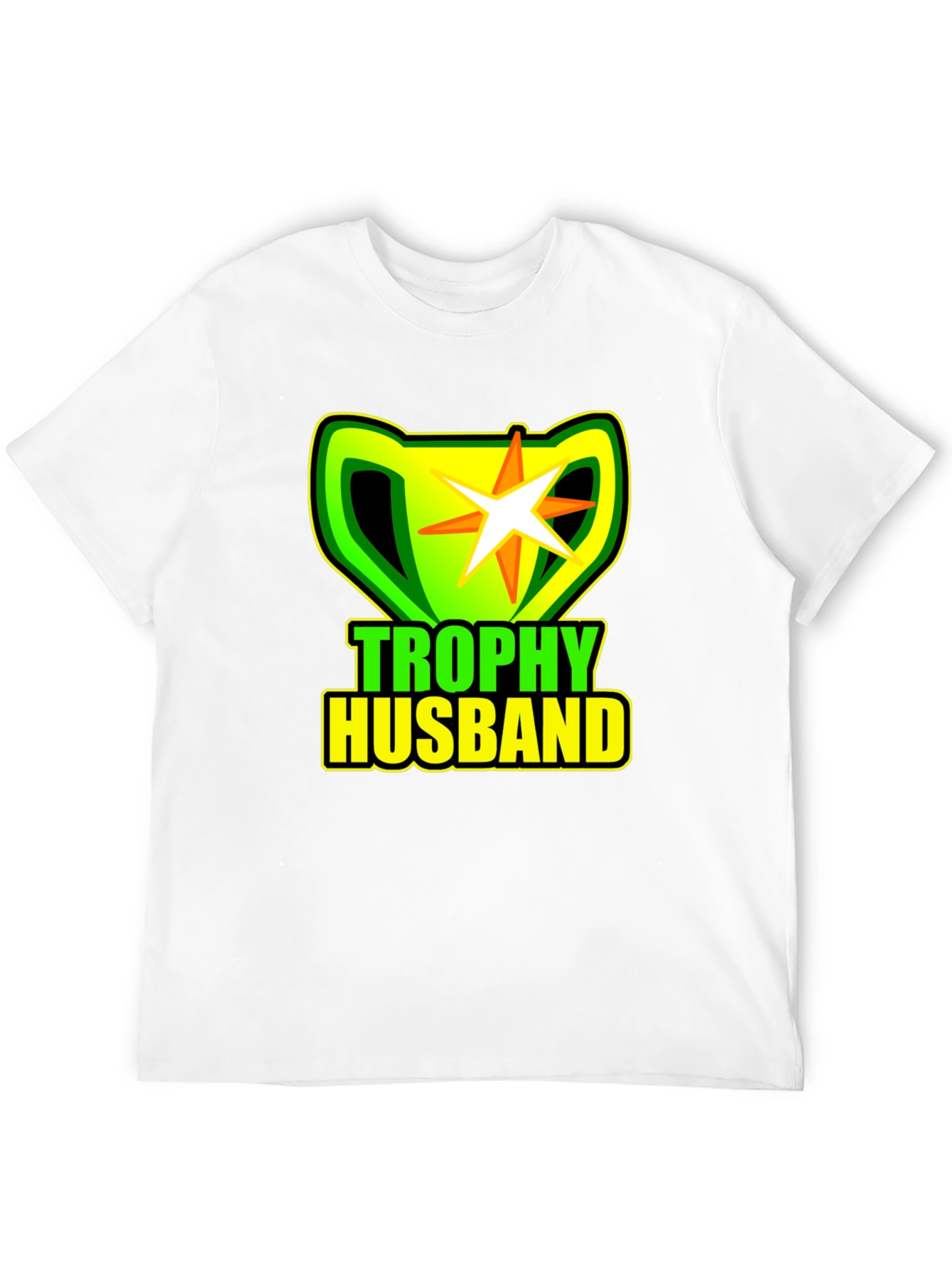 Trophy Husband Black T-Shirt Novelty Graphic Tee