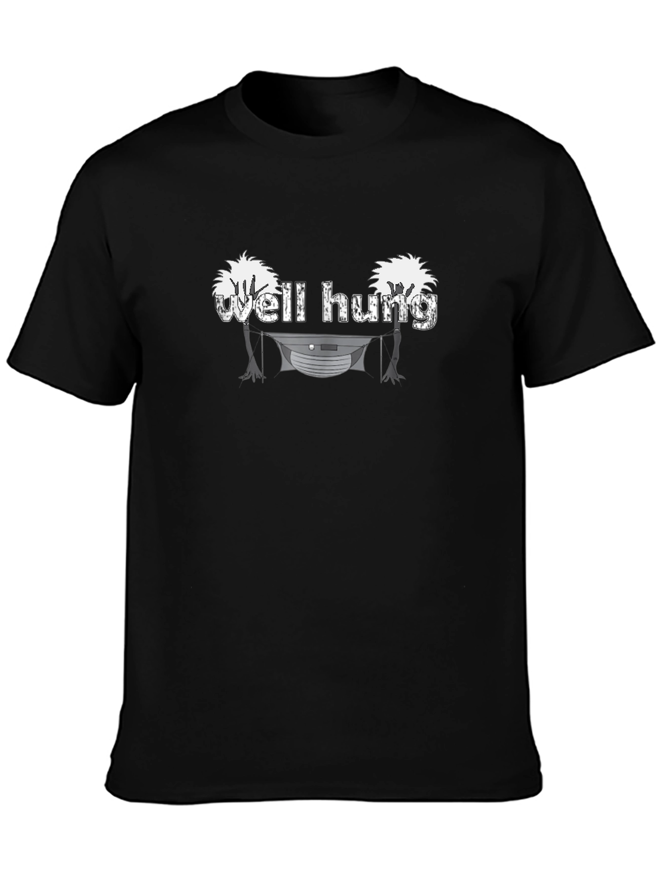 Well Hung T-Shirt Funny Humor Tee