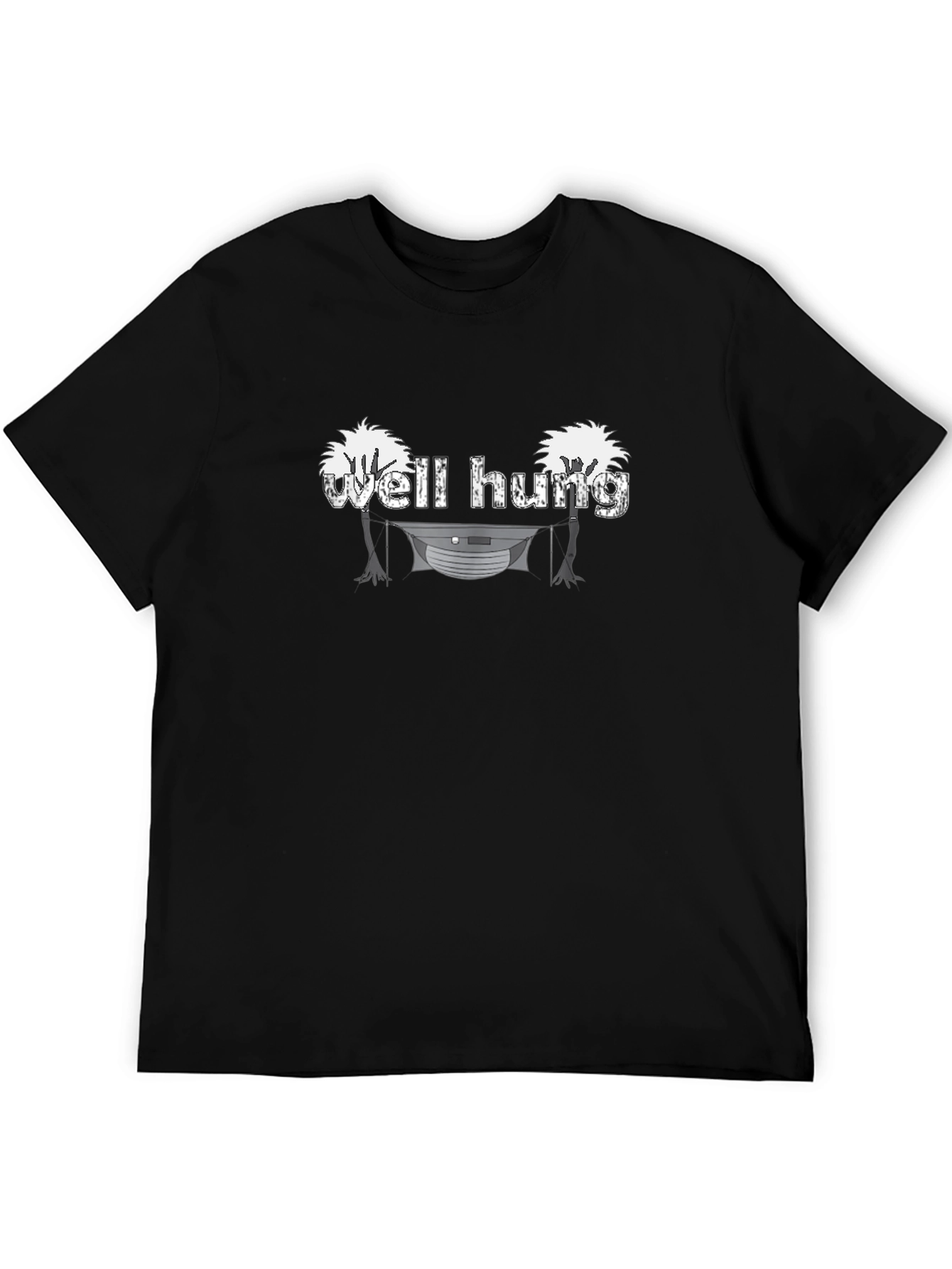 Well Hung T-Shirt Funny Humor Tee