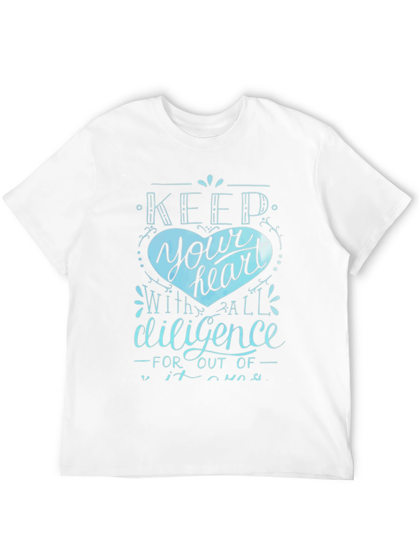 Keep Your Heart Tee - Diligence Graphic T-Shirt