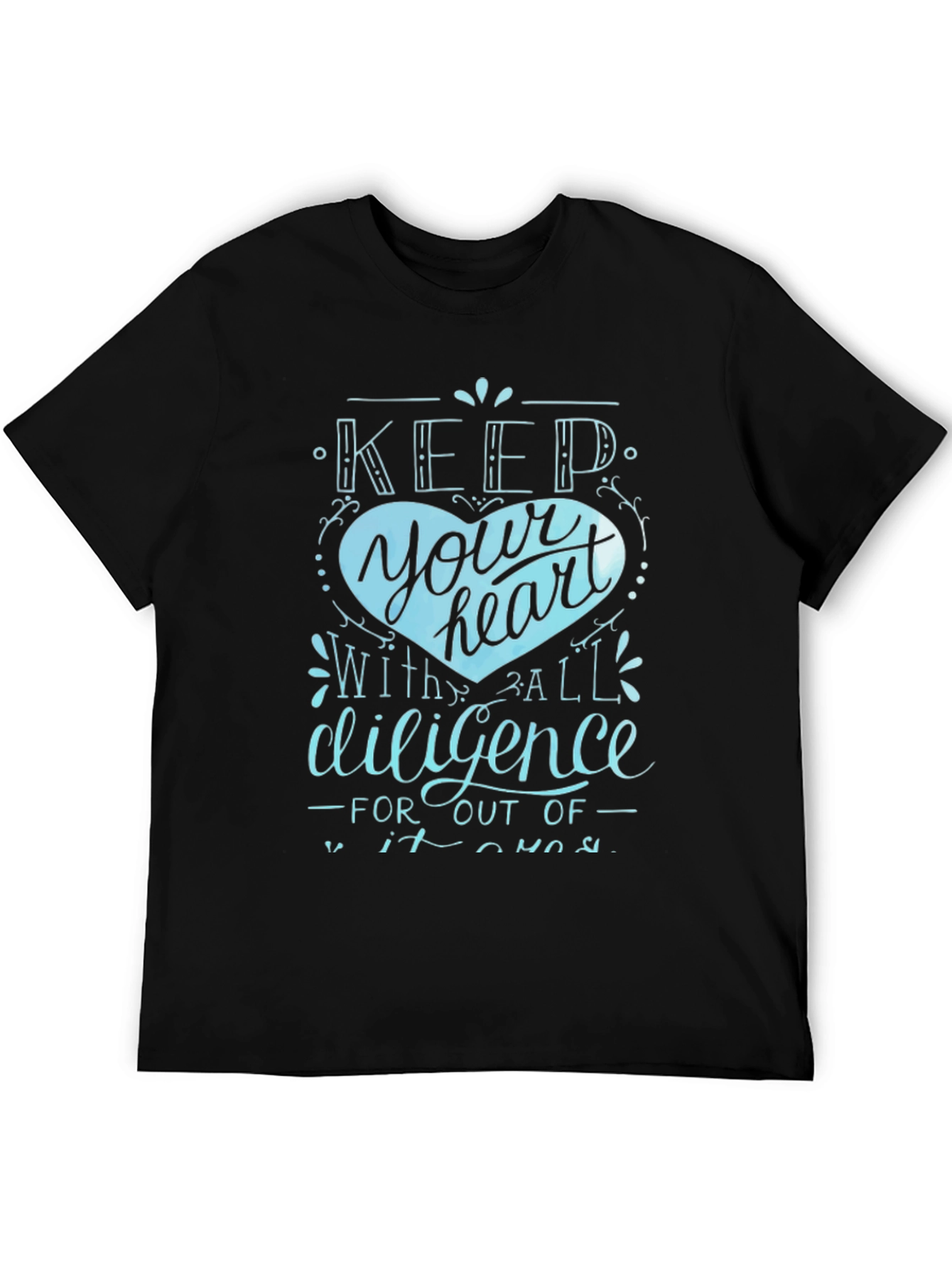 Keep Your Heart Tee - Diligence Graphic T-Shirt