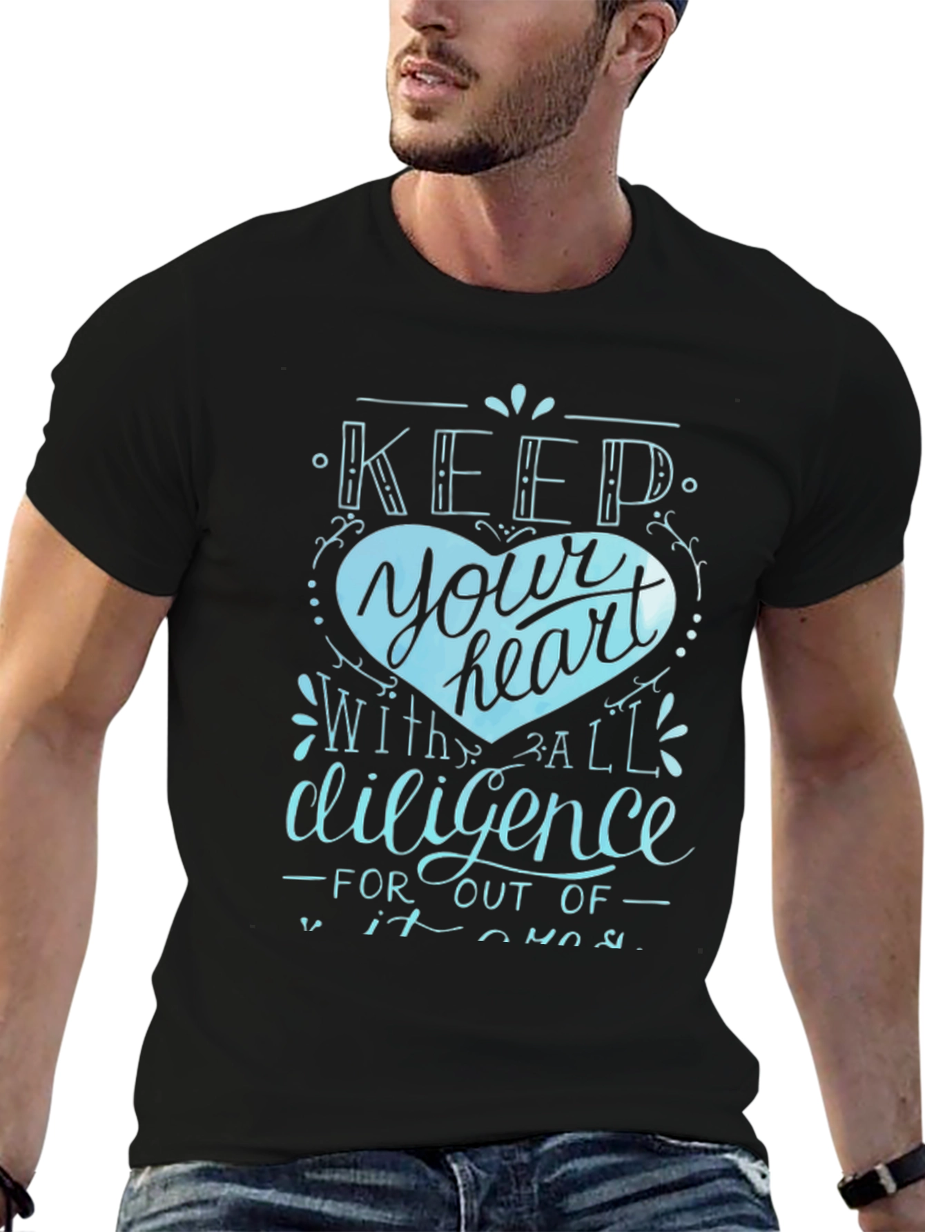 Keep Your Heart Tee - Diligence Graphic T-Shirt
