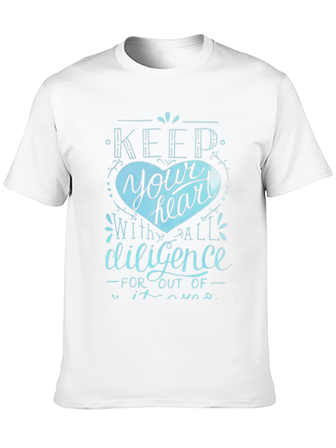 Keep Your Heart Tee - Diligence Graphic T-Shirt