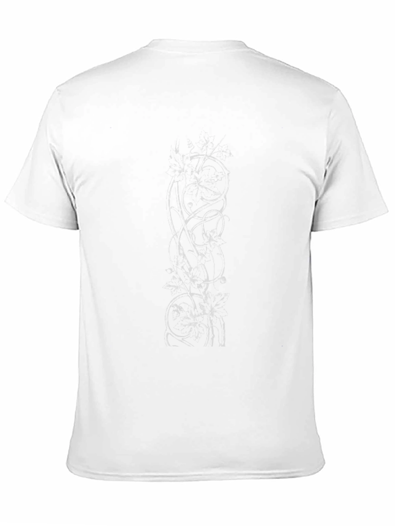 Black Graphic Print T-Shirt - Abstract Design