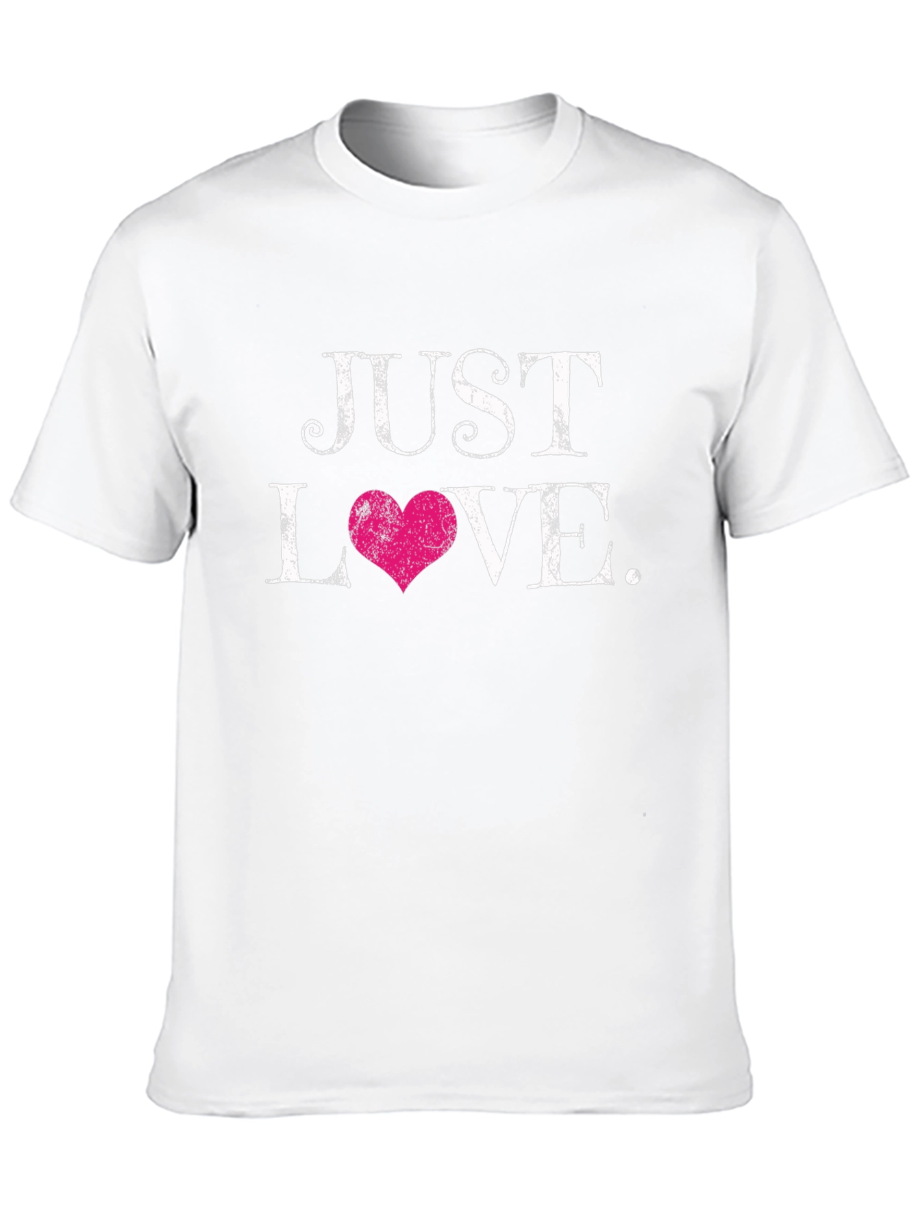 Just Love Graphic Tee - Stylish Black T-Shirt