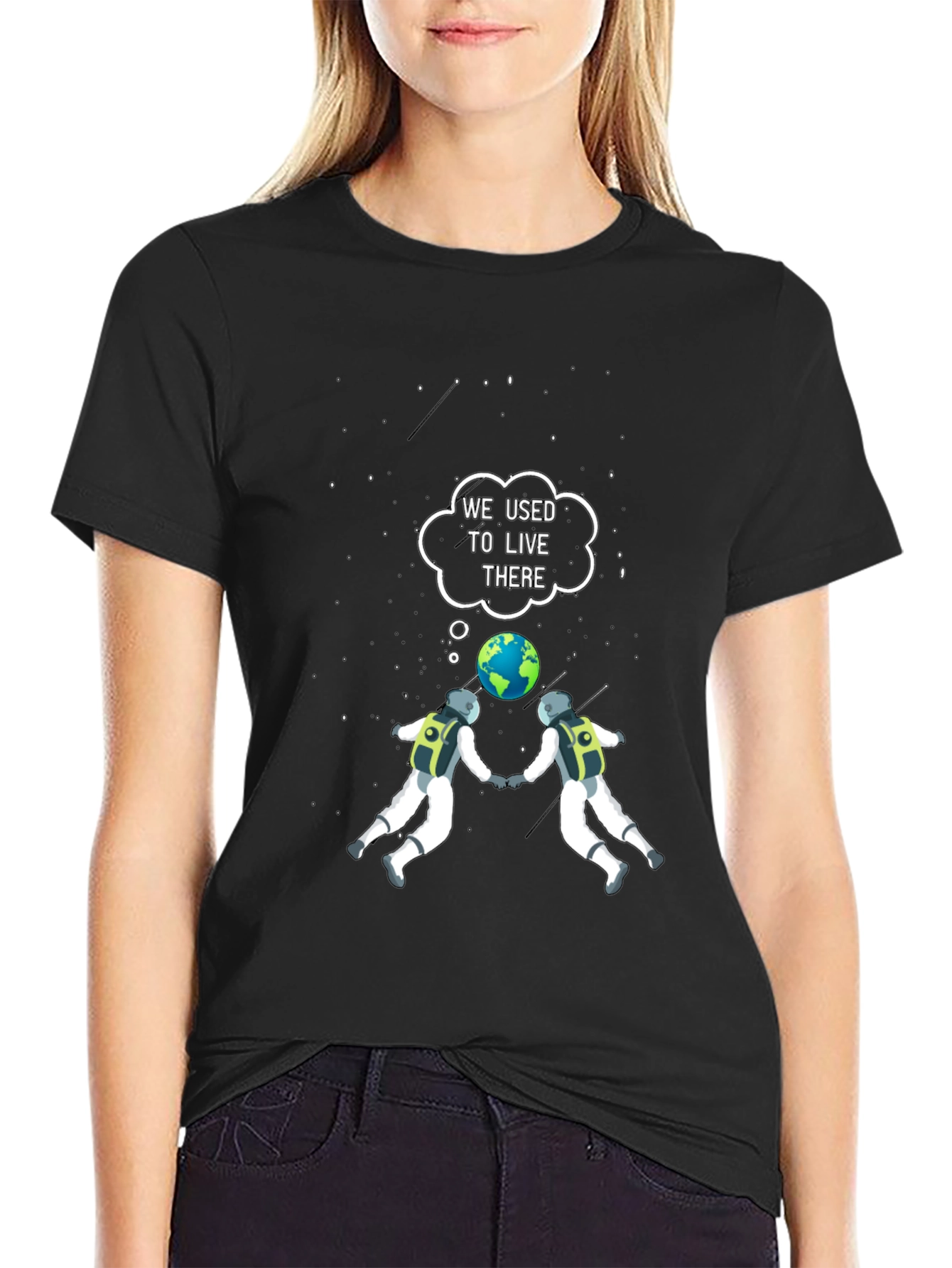 Astronaut Space T-Shirt - We Used to Live There