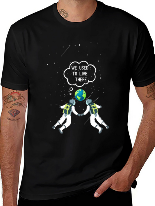 Astronaut Space T-Shirt - We Used to Live There