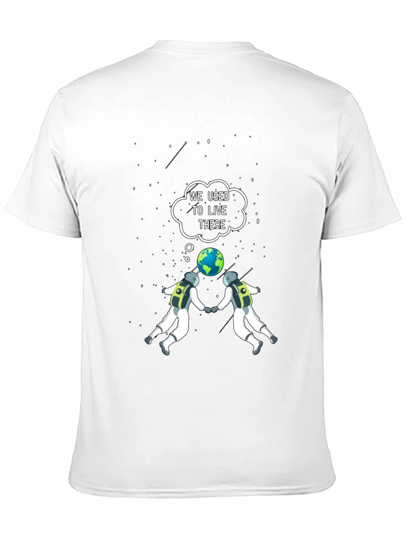 Astronaut Space T-Shirt - We Used to Live There