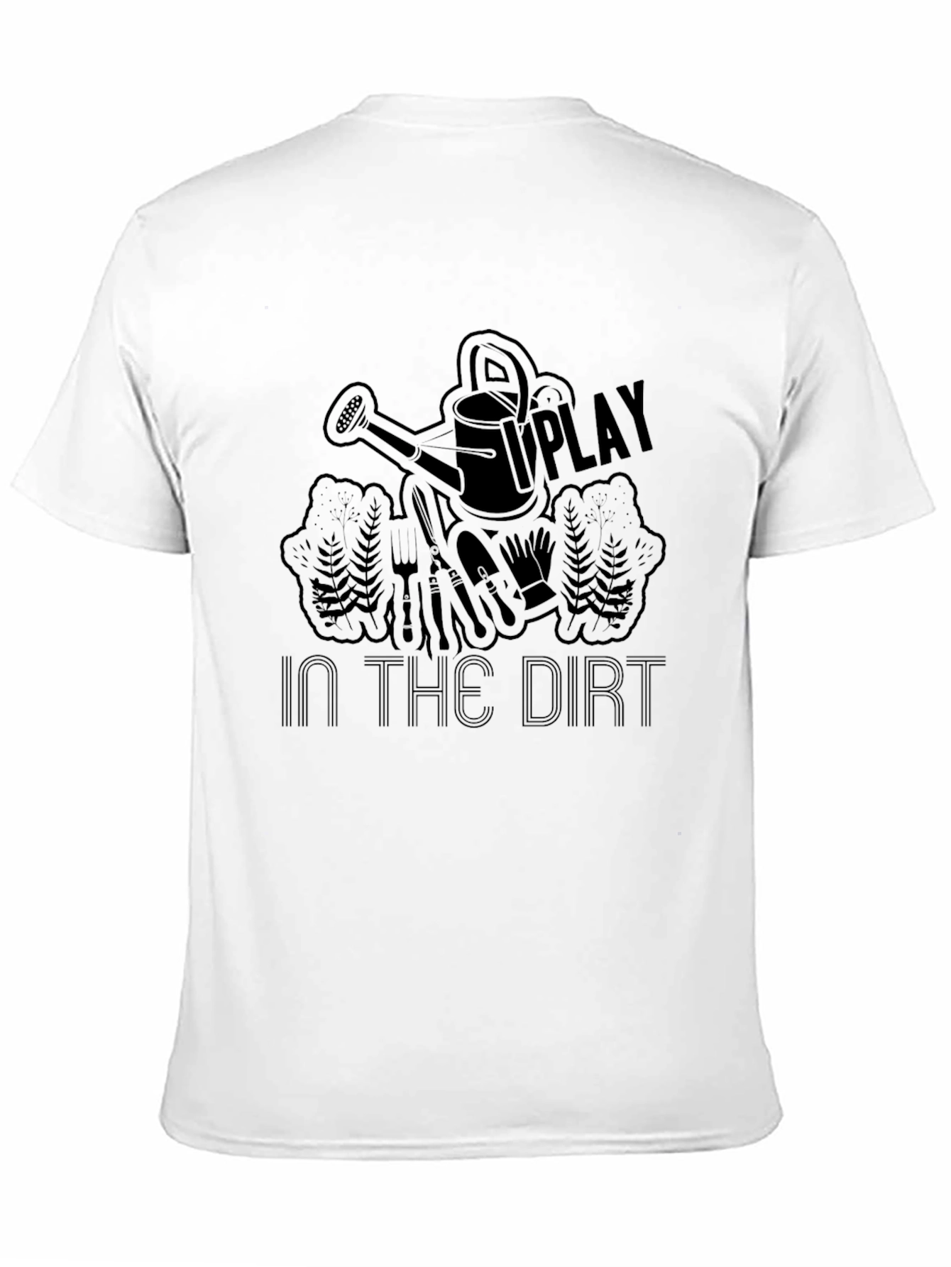Play in the Dirt Black Graphic T-Shirt
