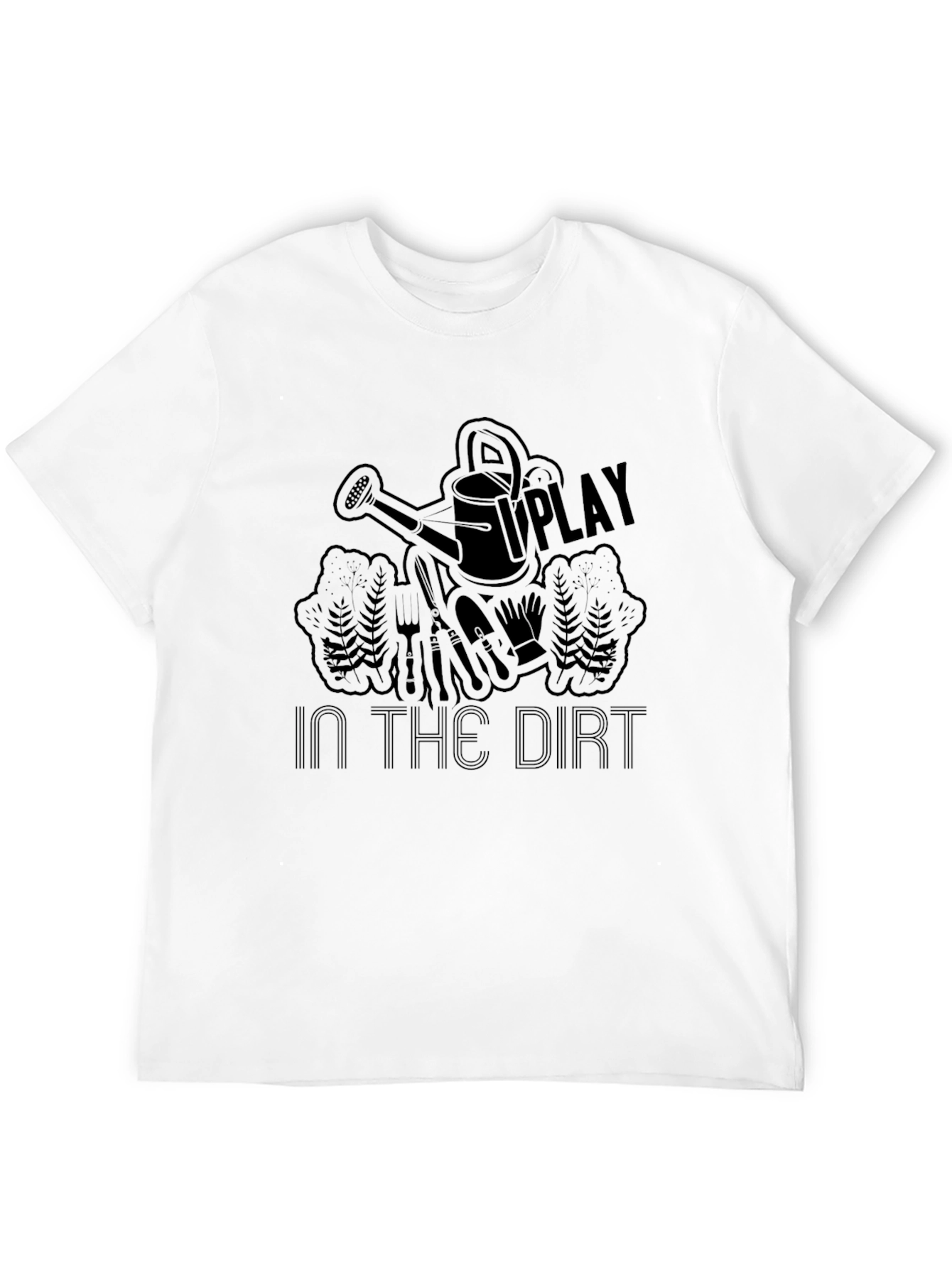 Play in the Dirt Black Graphic T-Shirt
