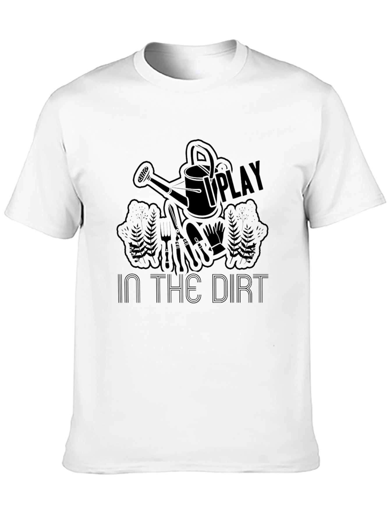 Play in the Dirt Black Graphic T-Shirt