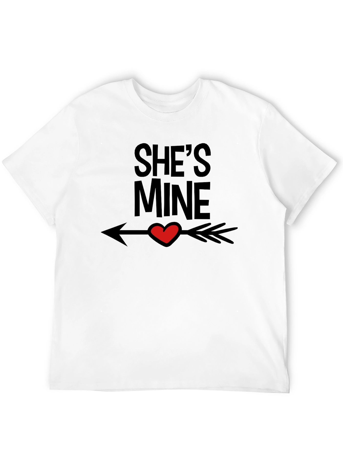 Shes Mine Graphic Tee - Valentines Day Gift