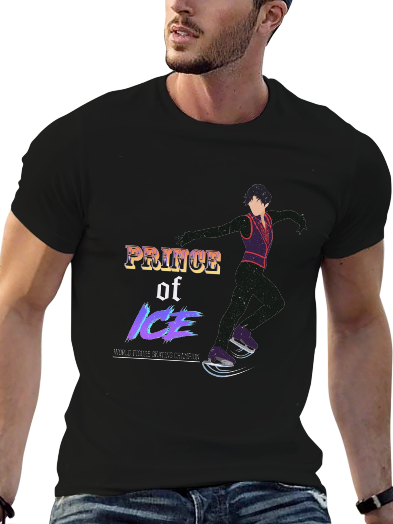 Prince of Ice Figure Skating Graphic Tee