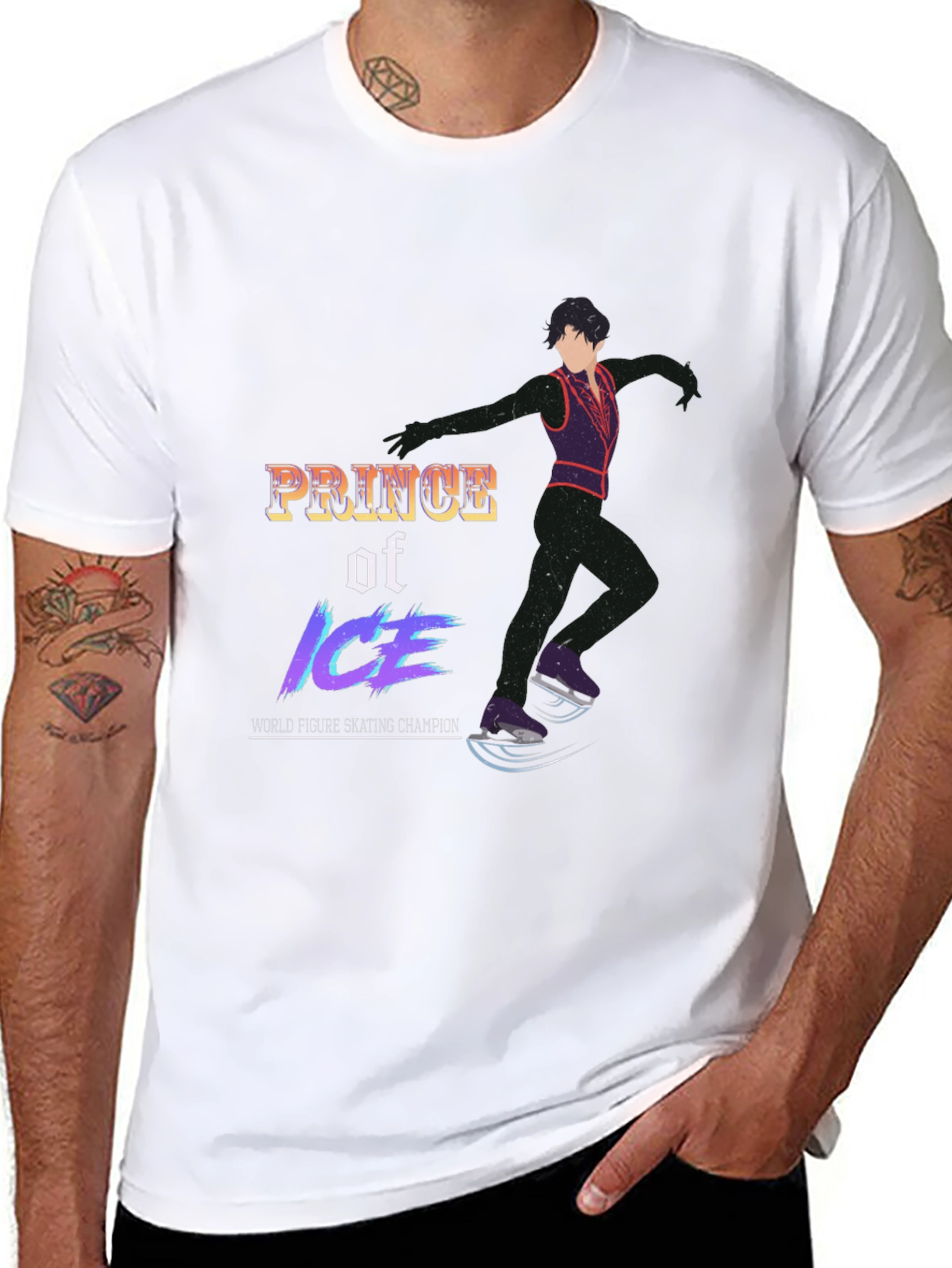 Prince of Ice Figure Skating Graphic Tee
