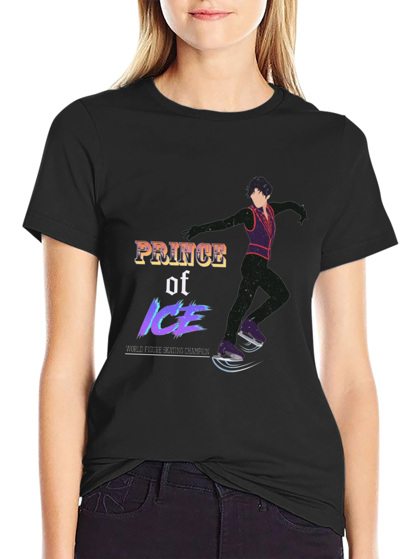 Prince of Ice Figure Skating Graphic Tee