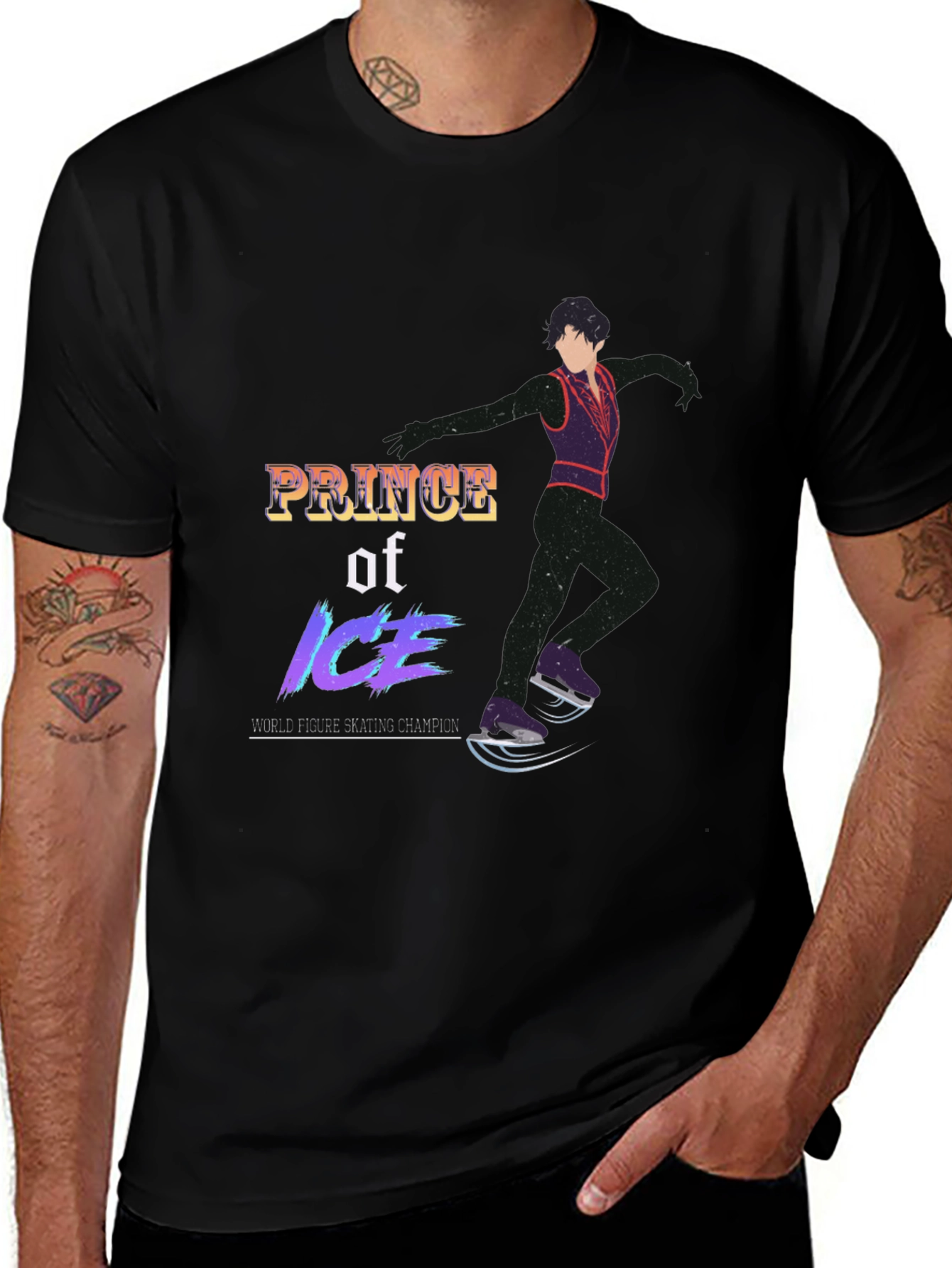 Prince of Ice Figure Skating Graphic Tee