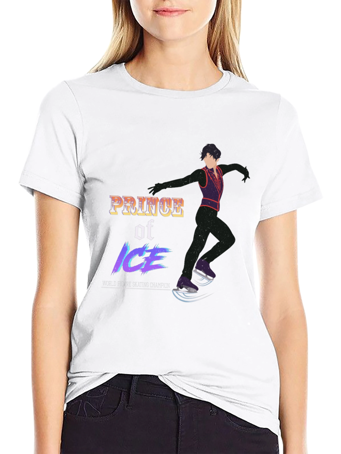 Prince of Ice Figure Skating Graphic Tee